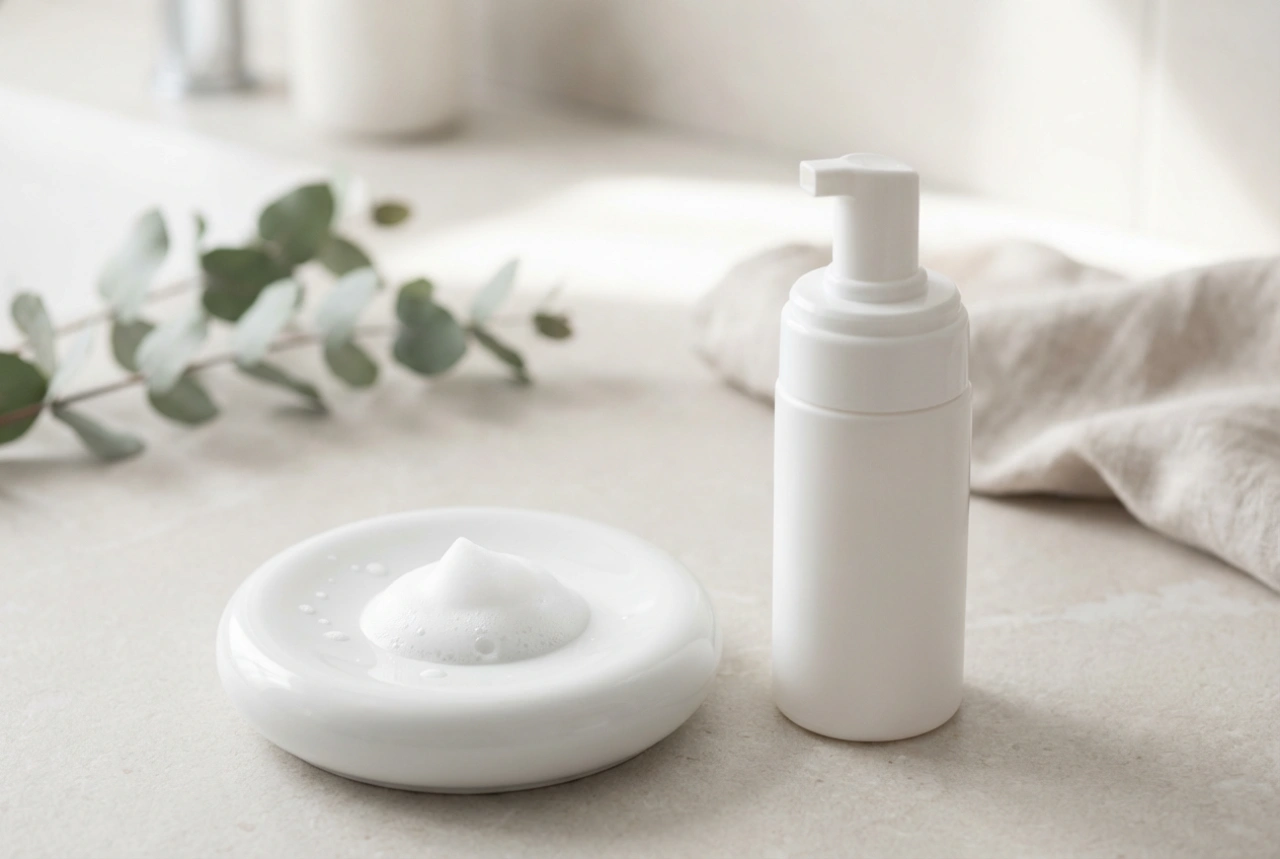 Renseskum: en lett formel som fjerner sminke og SPF