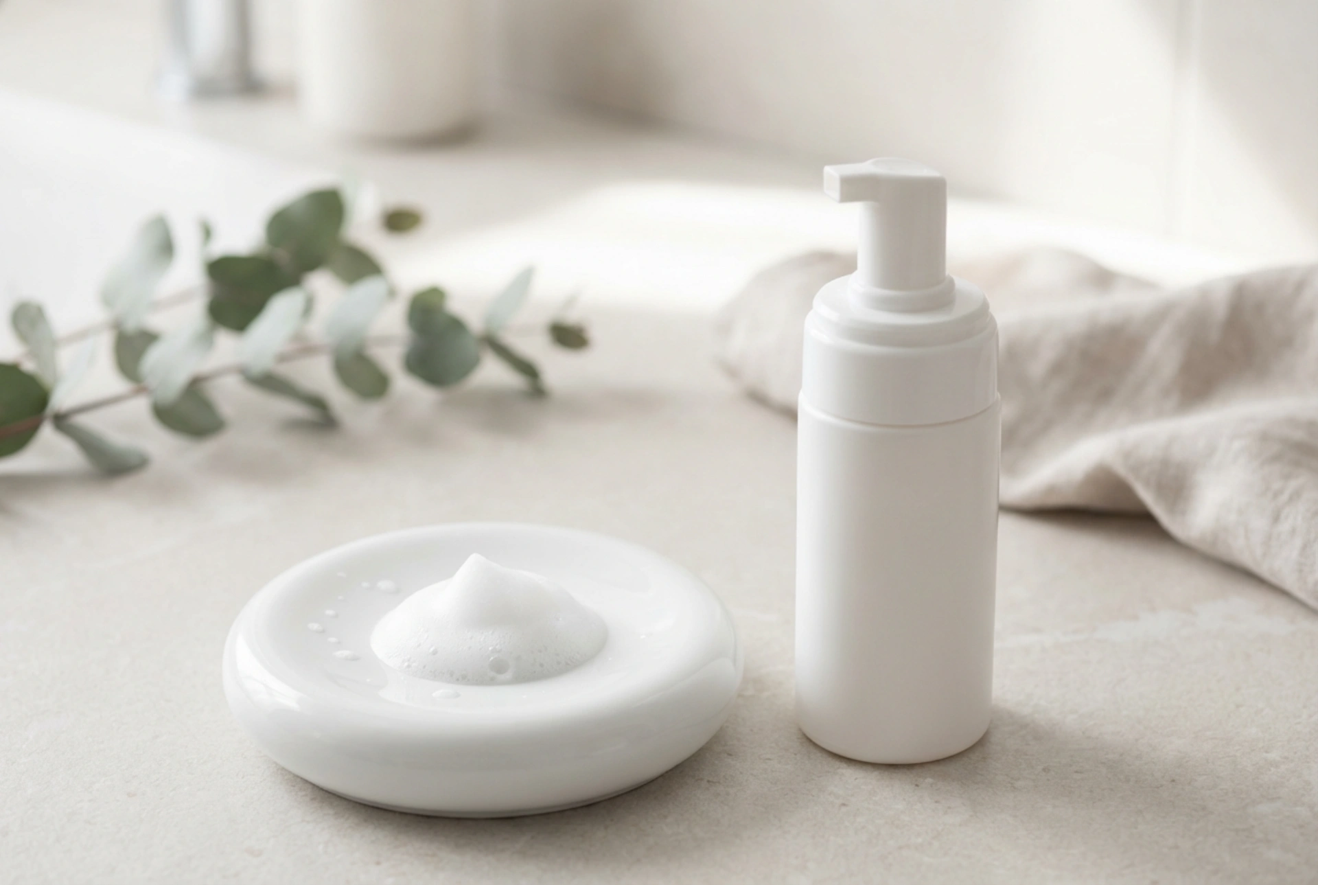 Renseskum: en lett formel som fjerner sminke og SPF