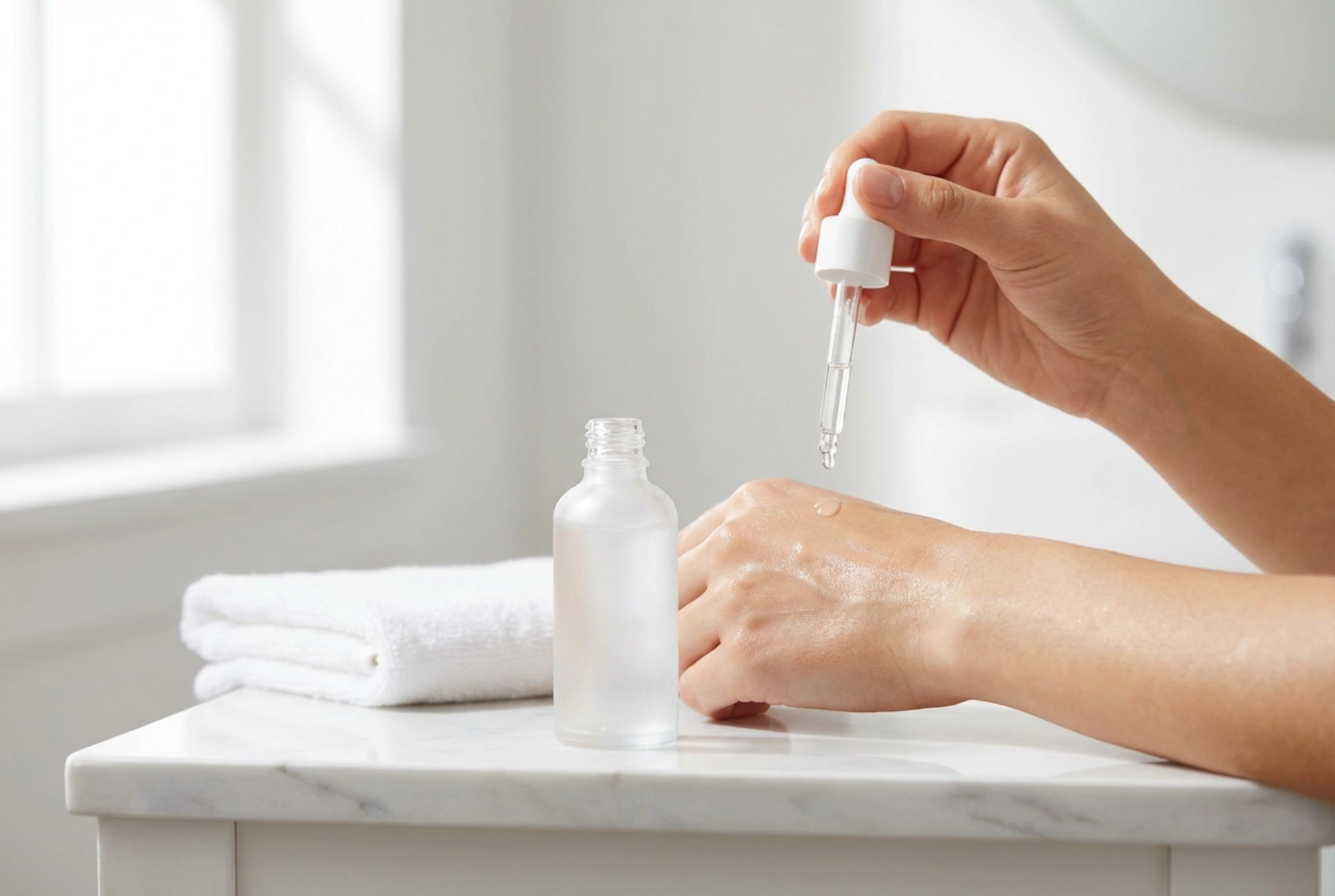 Intensivt fuktighetsgivende serum: Når, hvor mye og i hvilken rekkefølge?