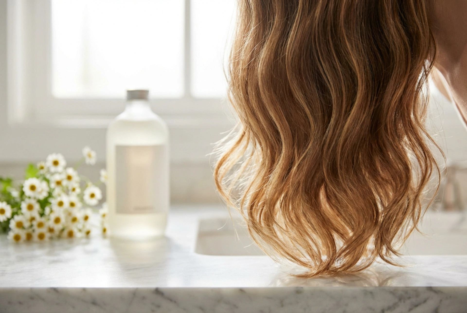 Kamillesjampo for å lysne håret: subtil effekt og bruk