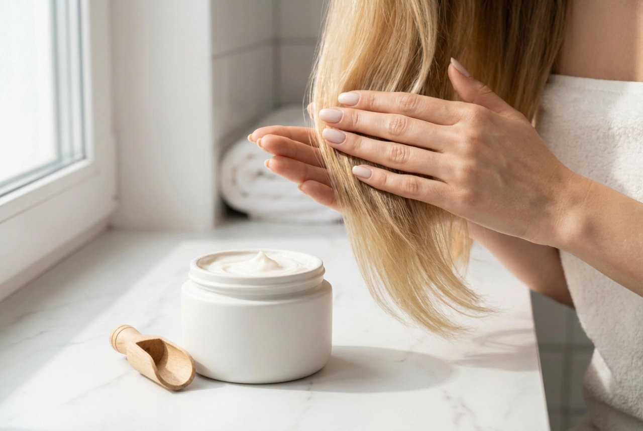 Hvordan gjenoppbygge bleket hår: hårmasker og riktig påføring