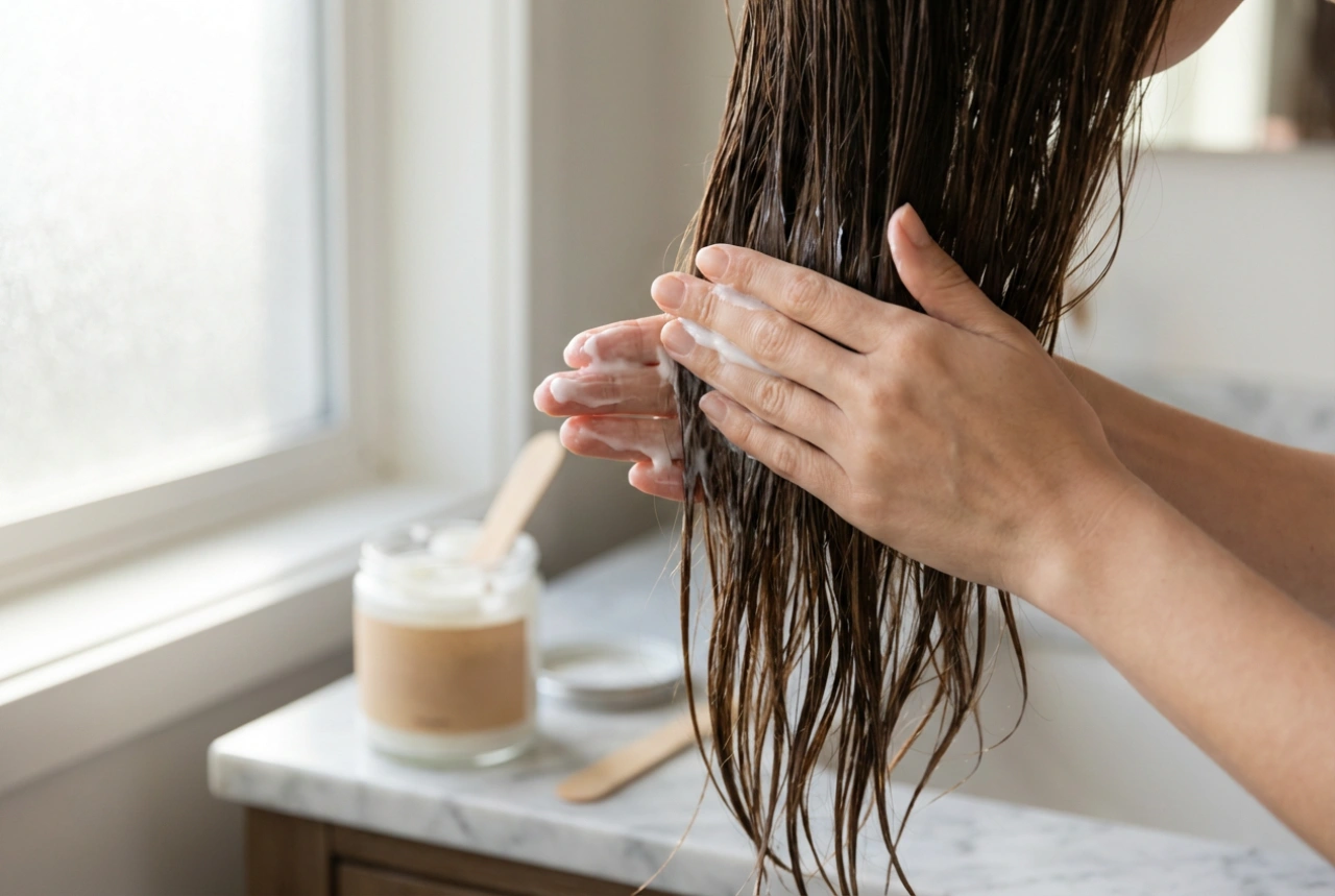 Hårkur for tørt hår: intensiv fuktighet steg for steg