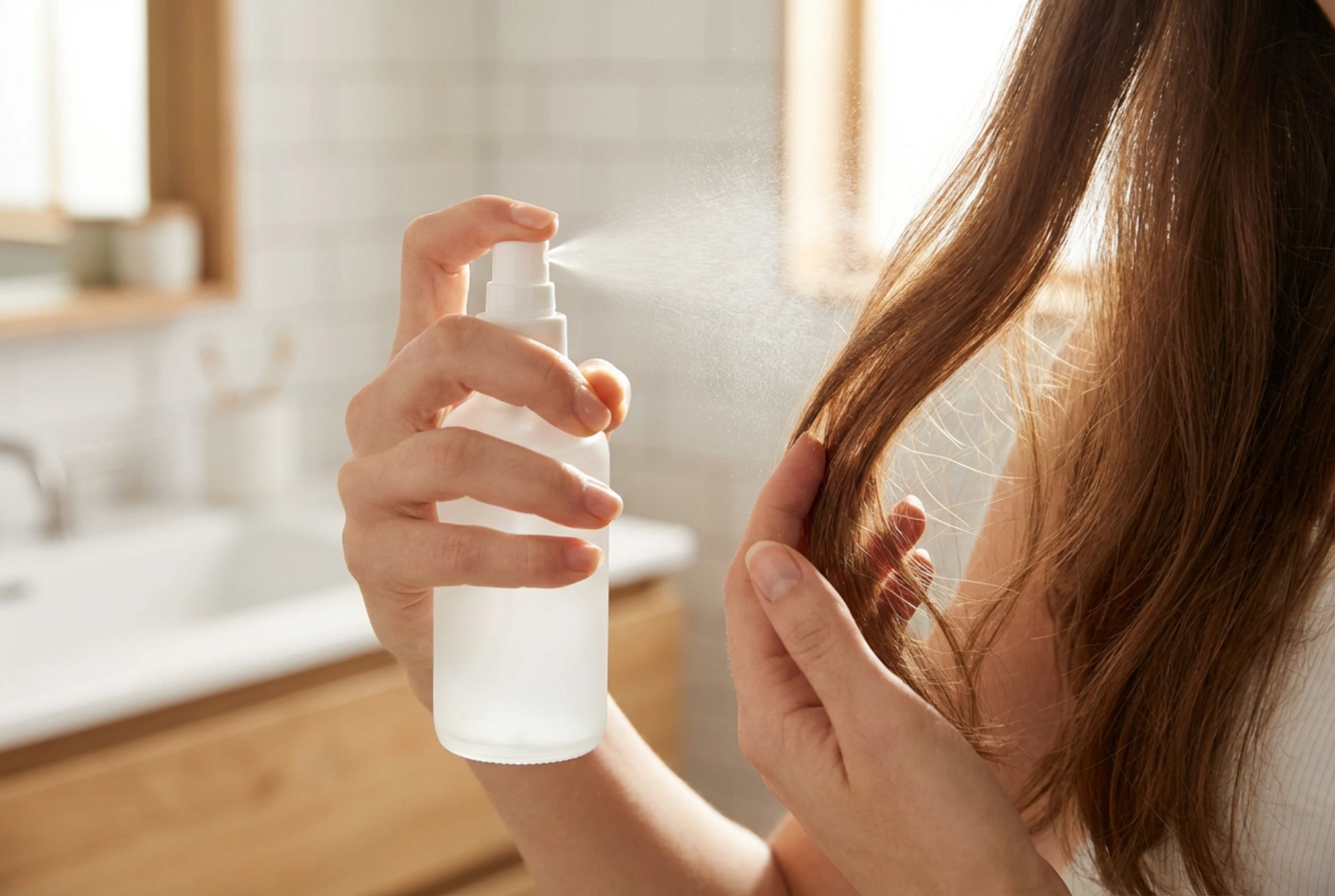 Leave-in balsam spray: Hvordan den fungerer og hvordan du påfører den