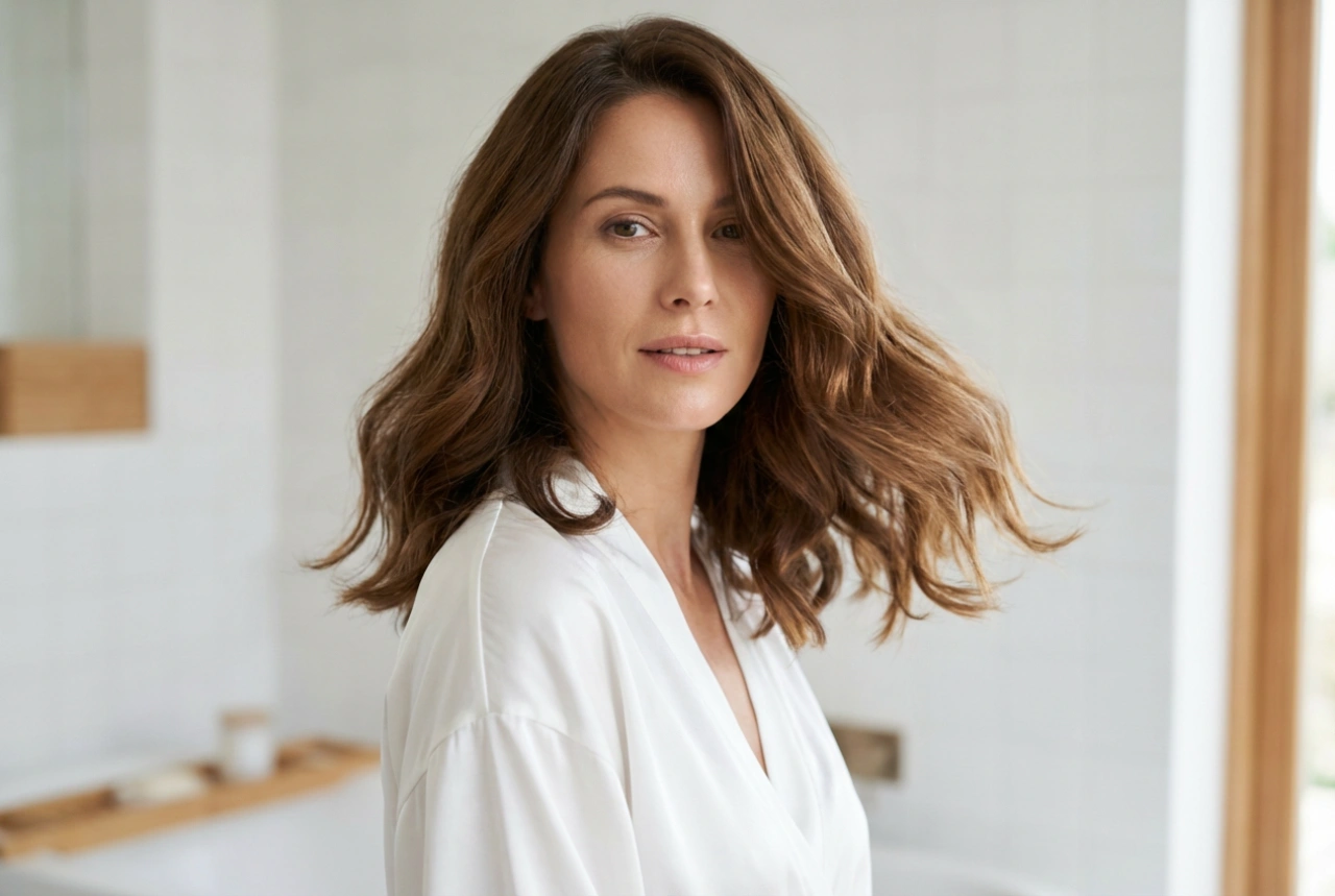 Mellomlangt hår i toppform: Styling for volum og bølger