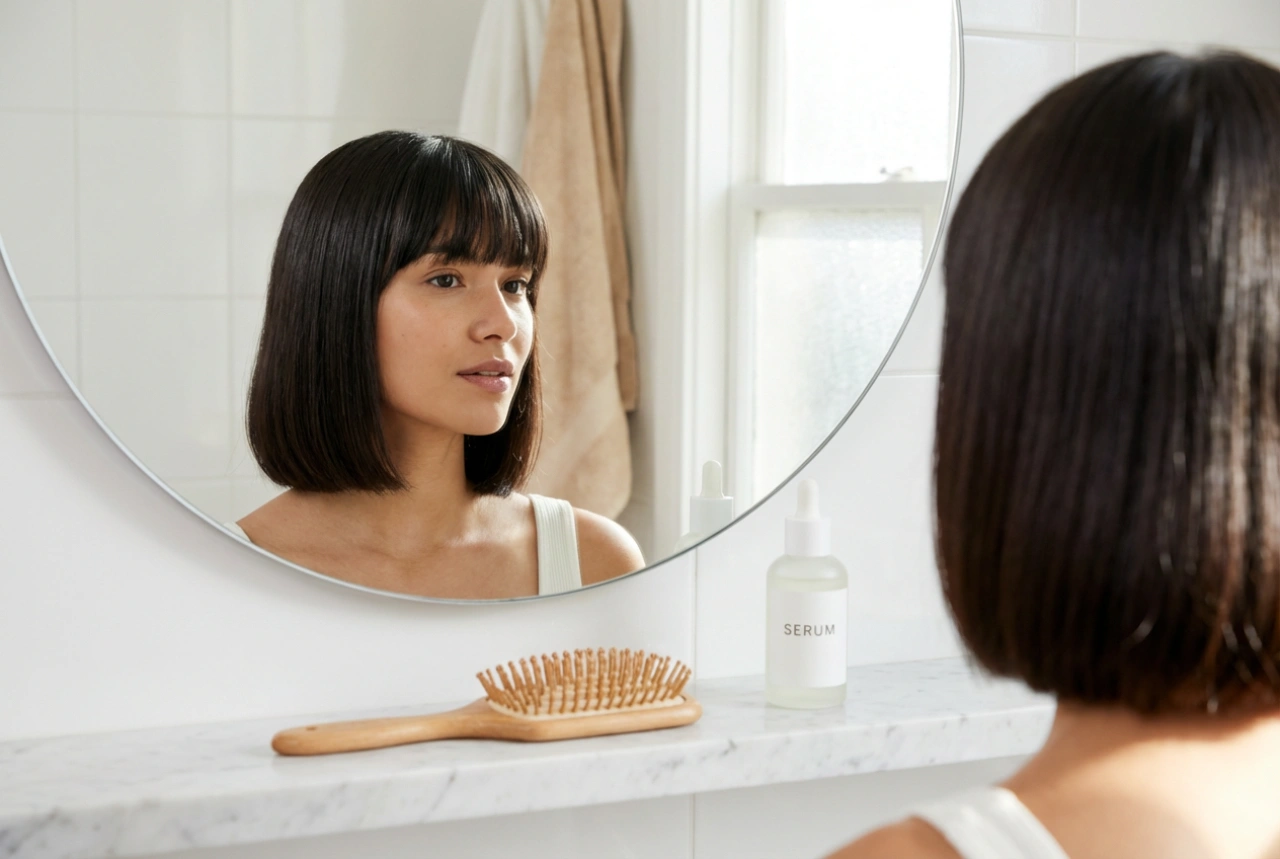 Korte bob-frisyrer med pannelugg: hvordan tørke, style og unngå krus