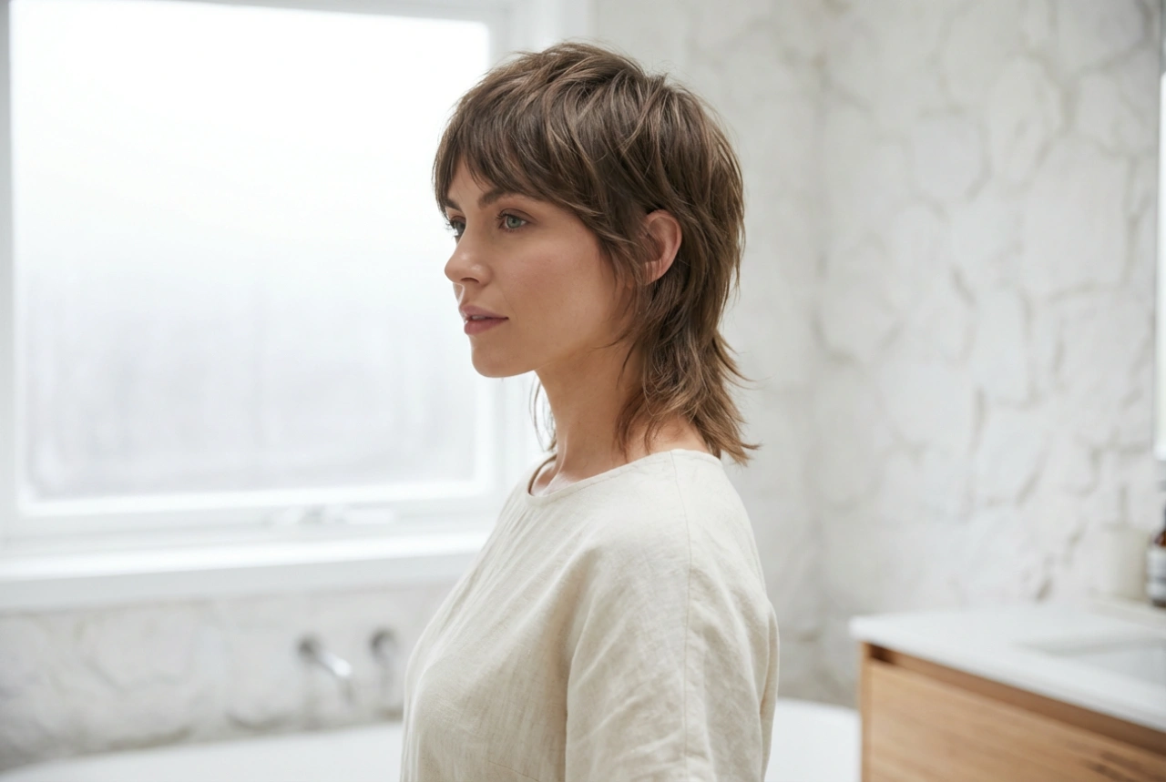 Mullet-frisyren i en moderne utgave: styling, tekstur og fiksering