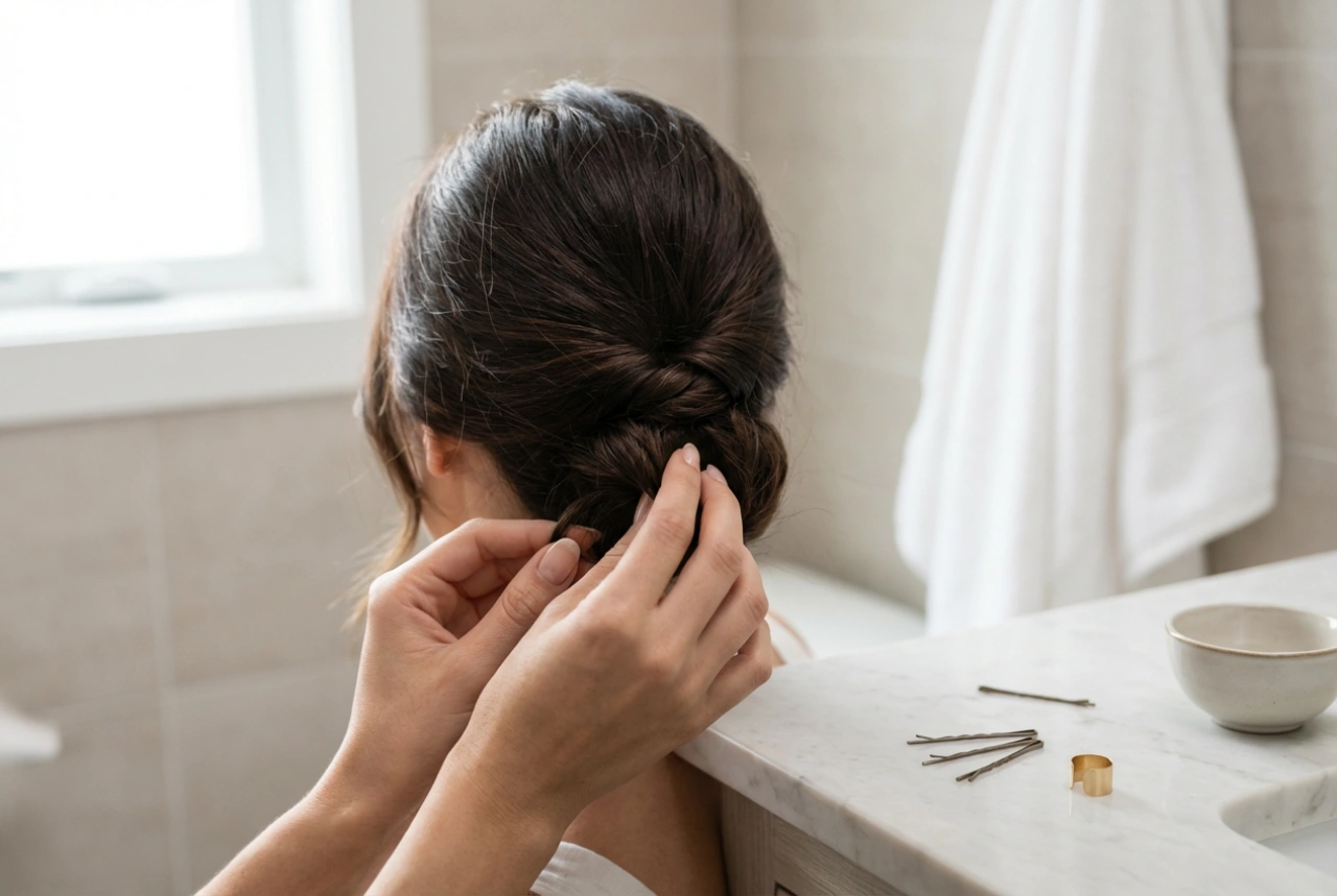 Bryllupsoppsetting: Slik lager du en holdbar frisyre hjemme trinn for trinn