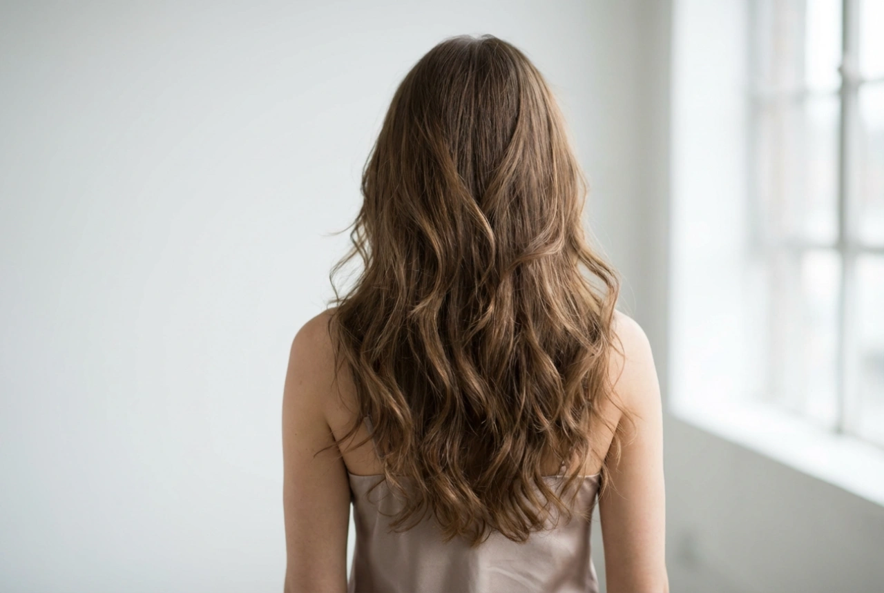 Lagdelt damefrisyre: styling av lag og fremheving av form