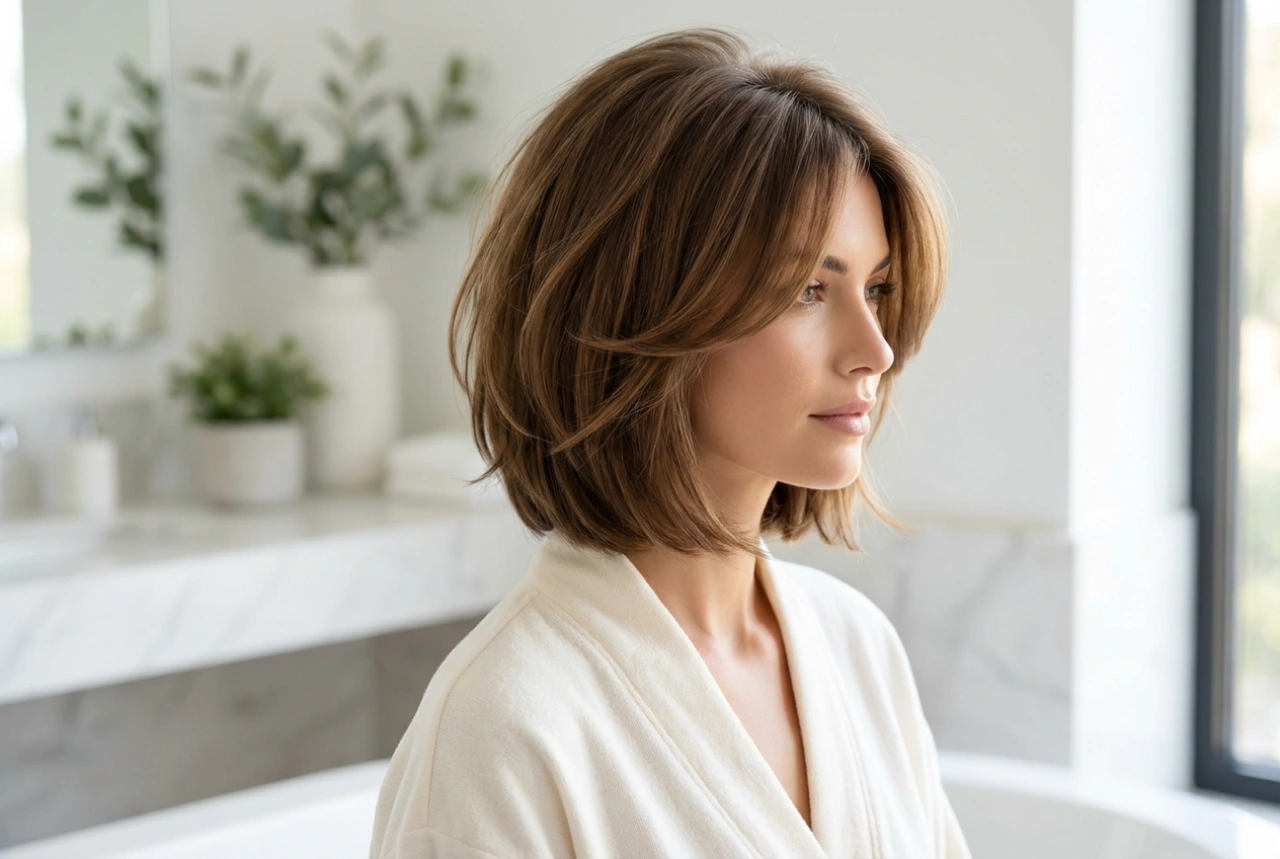 Frisyrer for et rundt ansikt: Slankende klipp og styling