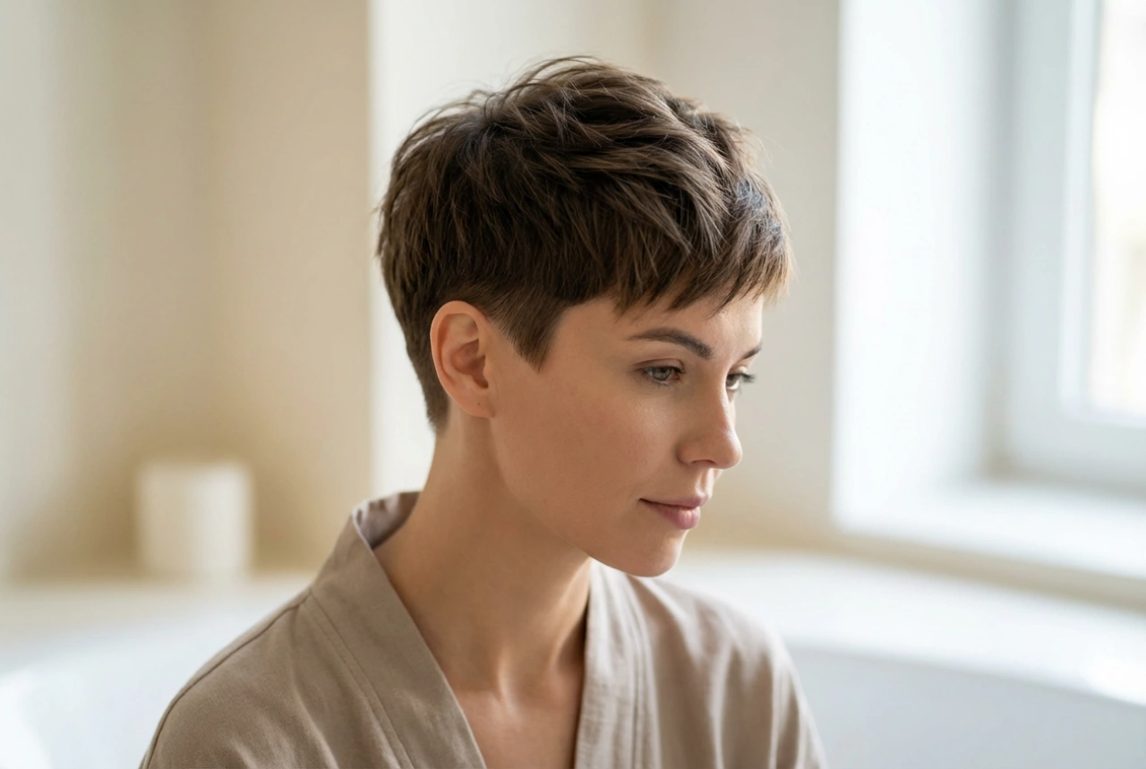 Børsteklipp for kvinner: klipp, styling og vedlikehold av formen