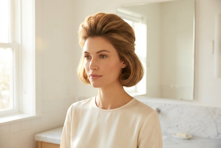 Retro-stil i hverdagen: 60-tallsfrisyre med løft ved roten