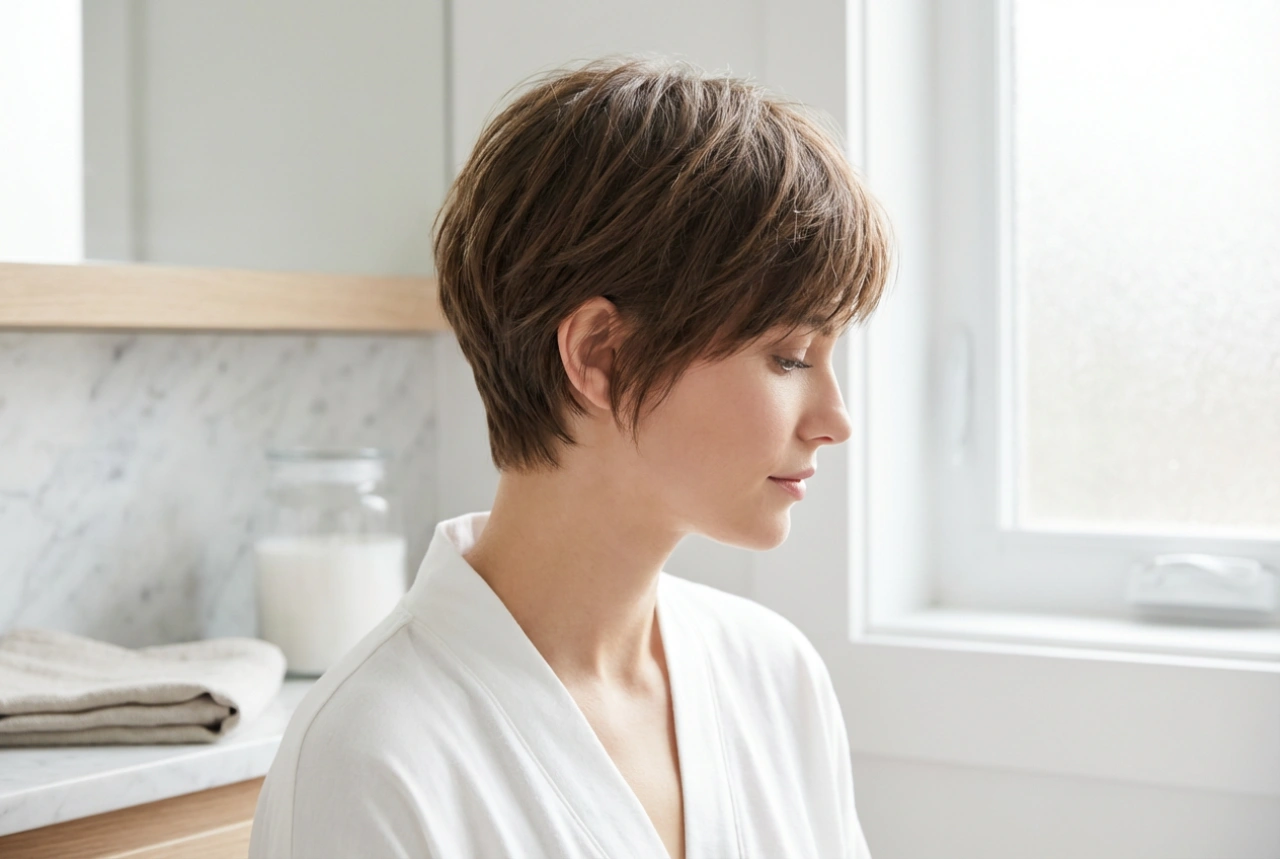 Hvordan style kort hår: volum og tekstur