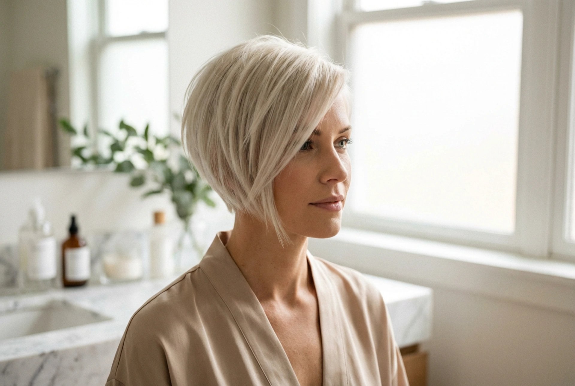Korte asymmetriske frisyrer: hvordan style for å bevare proporsjonene