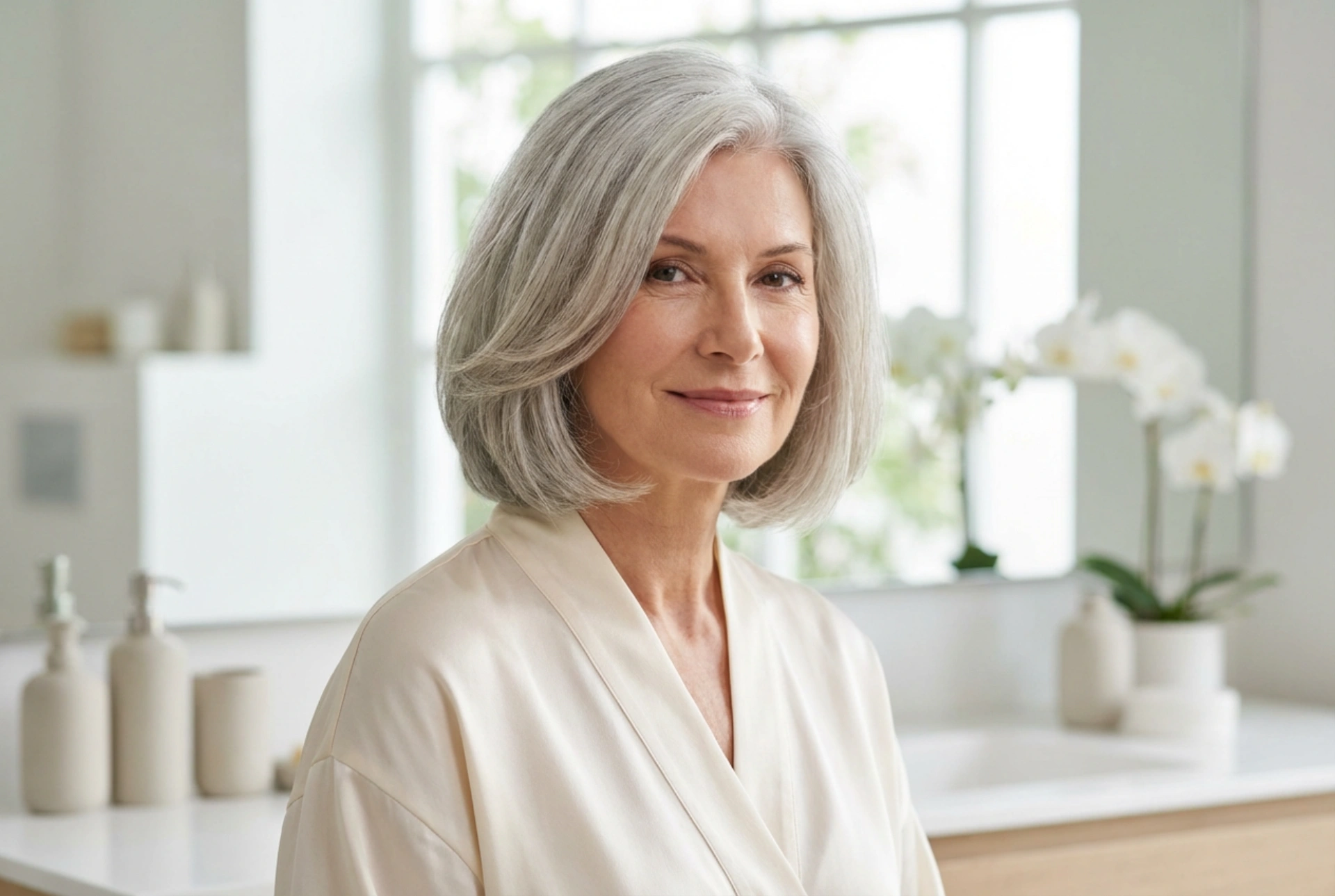 Damefrisyrer for grått hår: klipp, volum og glansfull styling