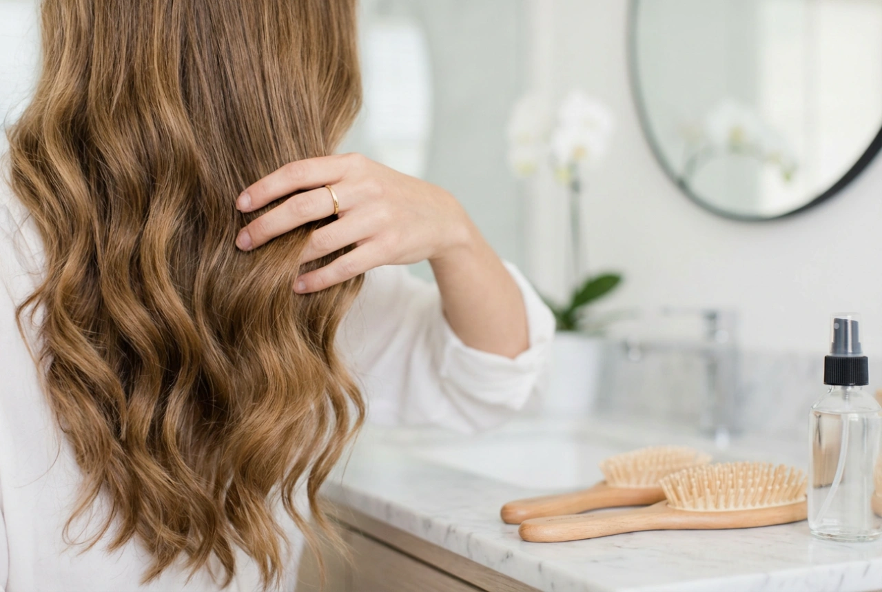 Elegant frisyre hjemme: glatt finish, bølger og langvarig hold