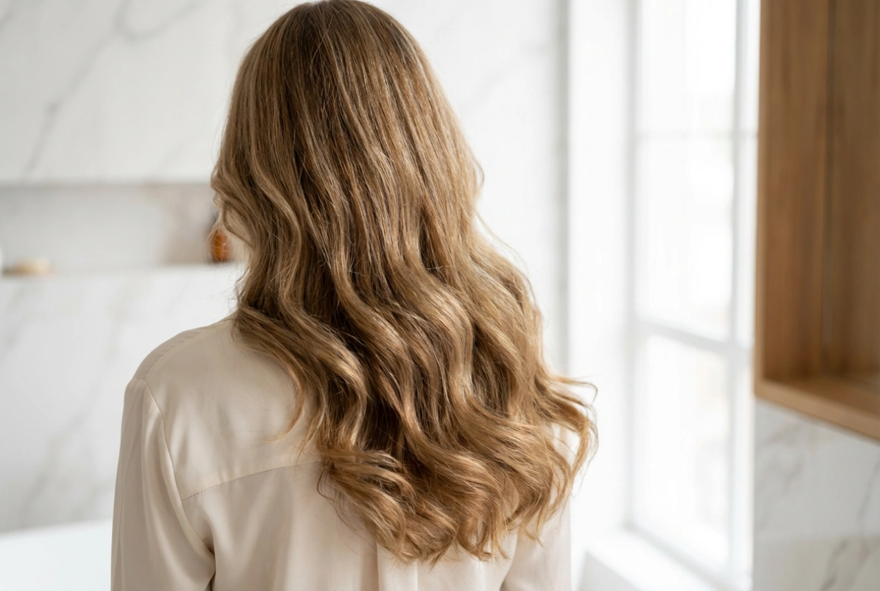 Frisyre for 50-åringer: langt hår med volum og myke linjer
