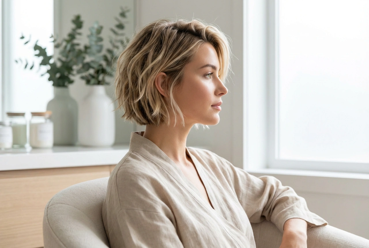 En feminin hverdagsfrisyre: Styling av kort hår for kvinner