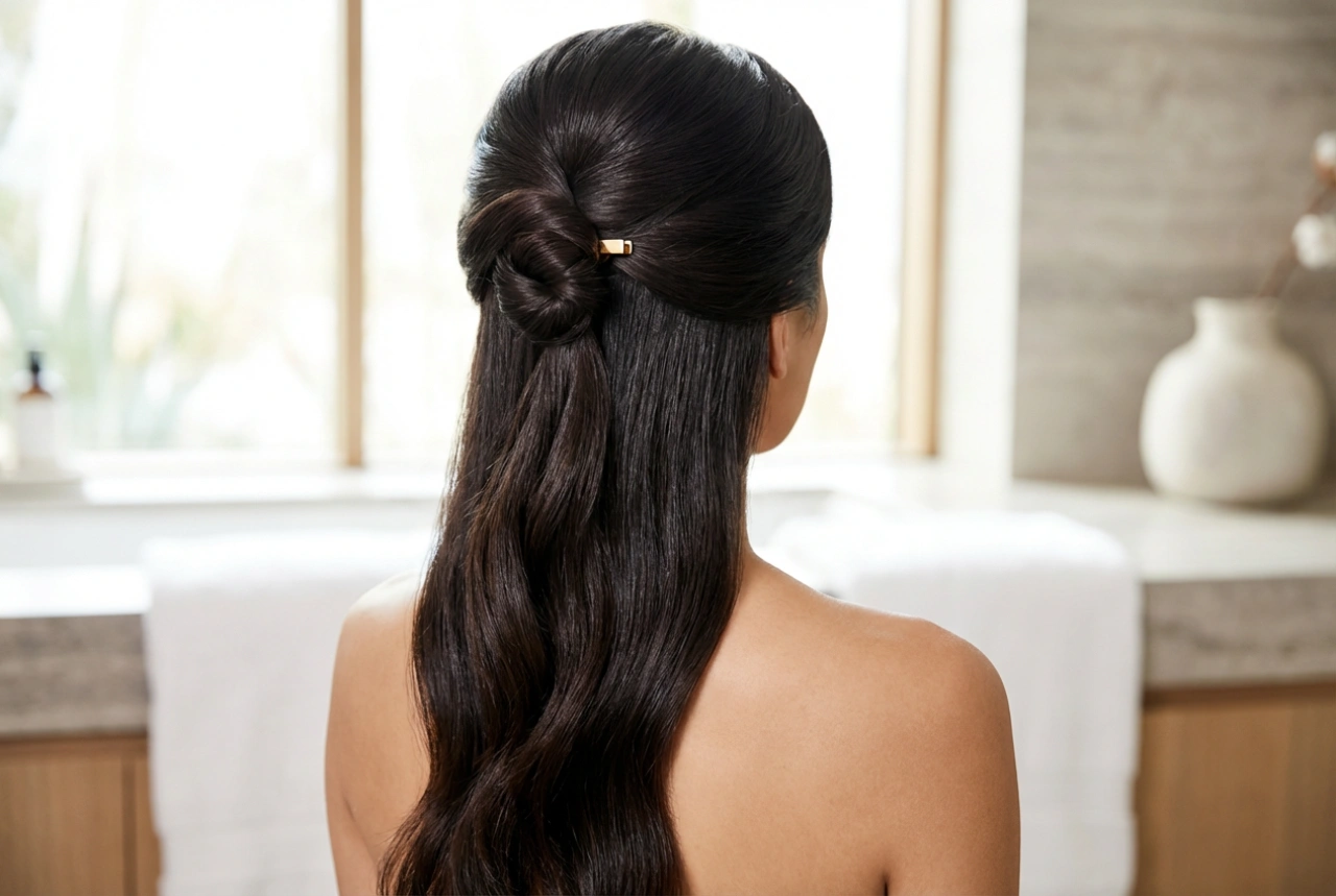 Frisyrer for langt hår: Elegante oppsetninger og glansfull finish