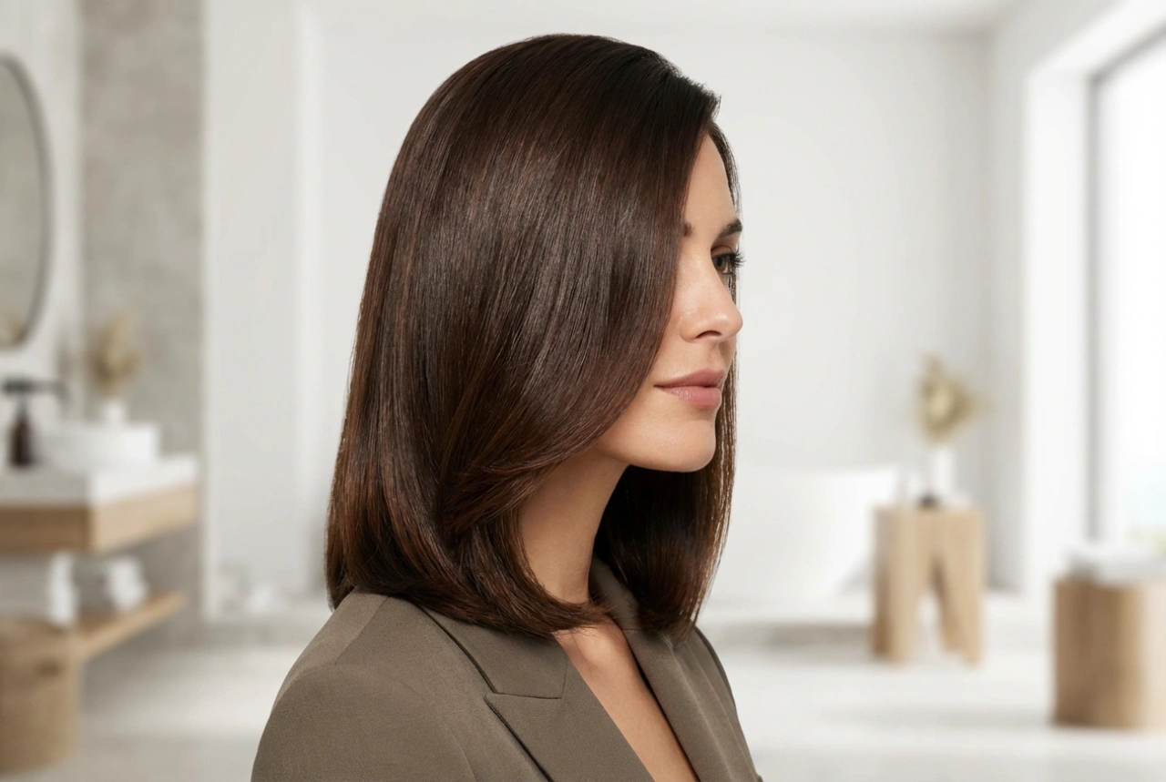 Kontorfrisyrer for skulderlangt hår: trinn-for-trinn guide