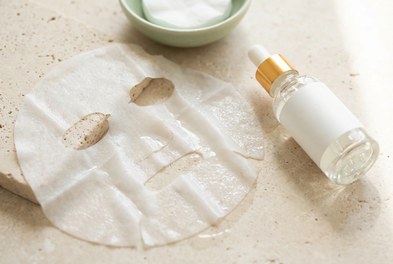 Sheet-masker for ansiktet: påføring, virketid og bruk av essens