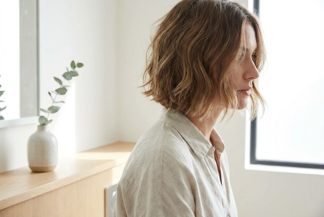 Lagdelte frisyrer til ørene: styling av korte lag trinn for trinn