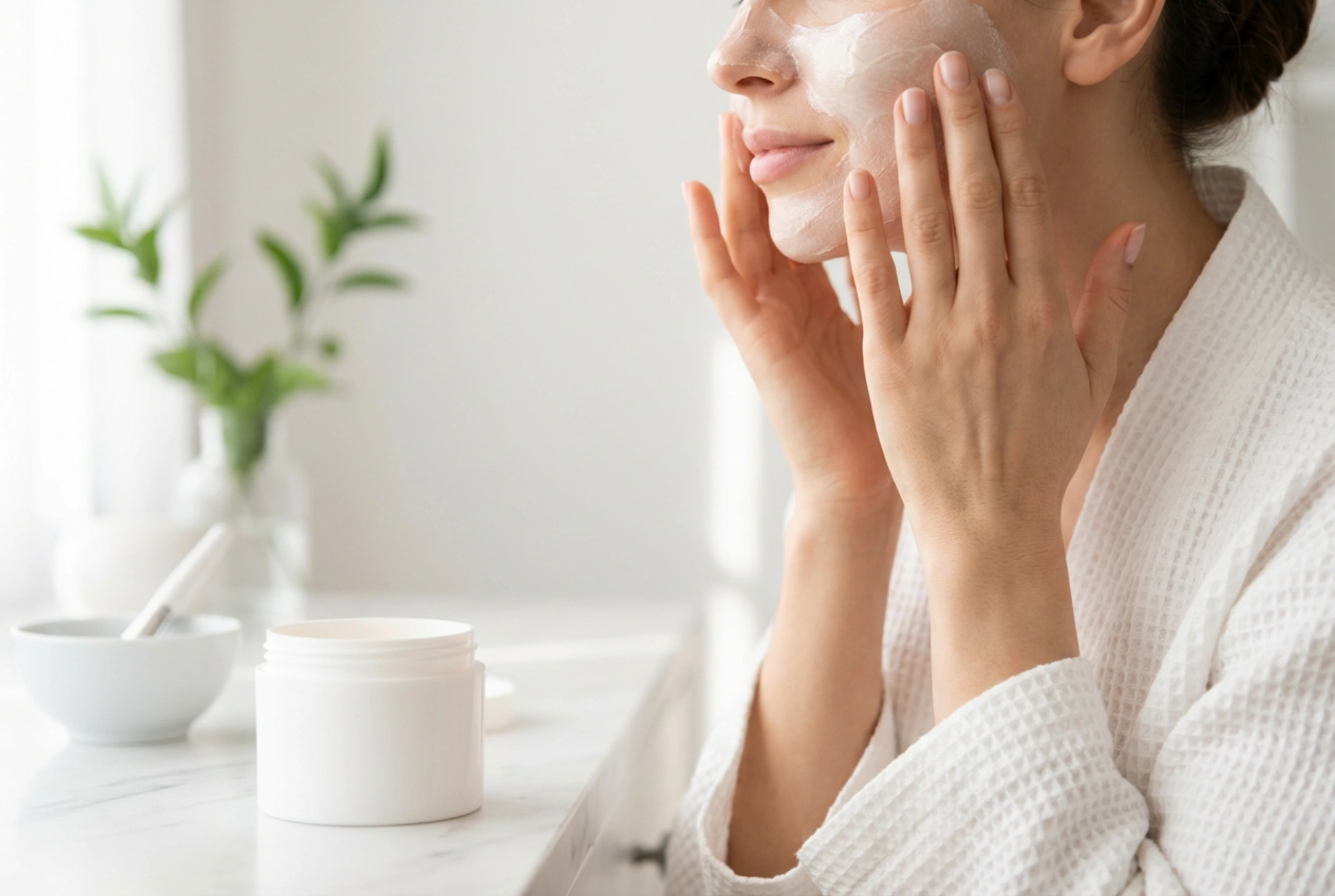 Løftende ansiktsmaske: umiddelbar utglatting, påføring og brukshyppighet