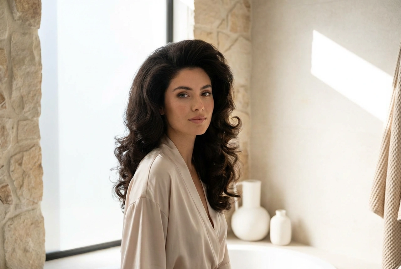 80-talls frisyrer for langt hår: Stort volum, krøller og tupering