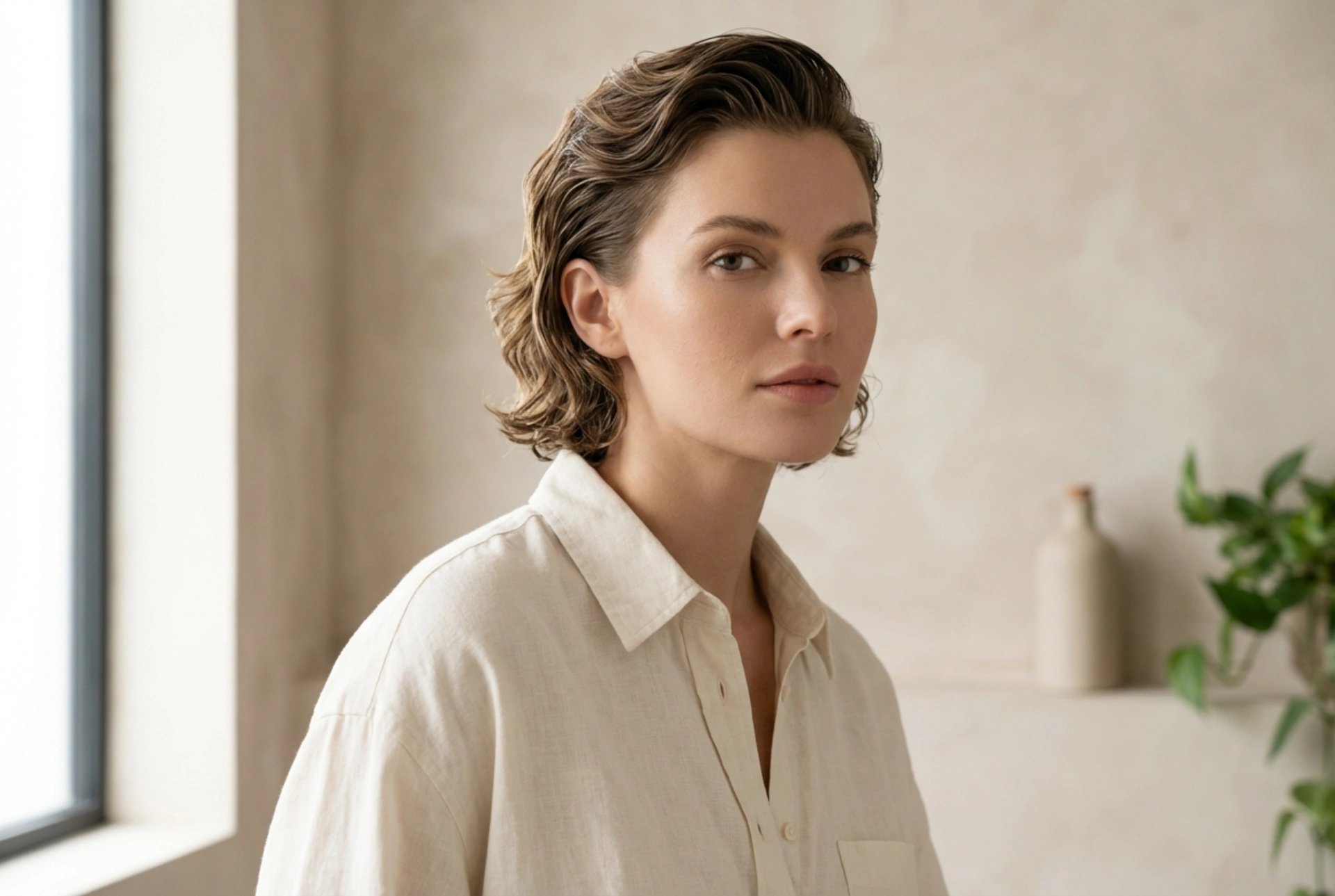 80-tallsfrisyrer for kort hår: wet look, bølger og rocka stil