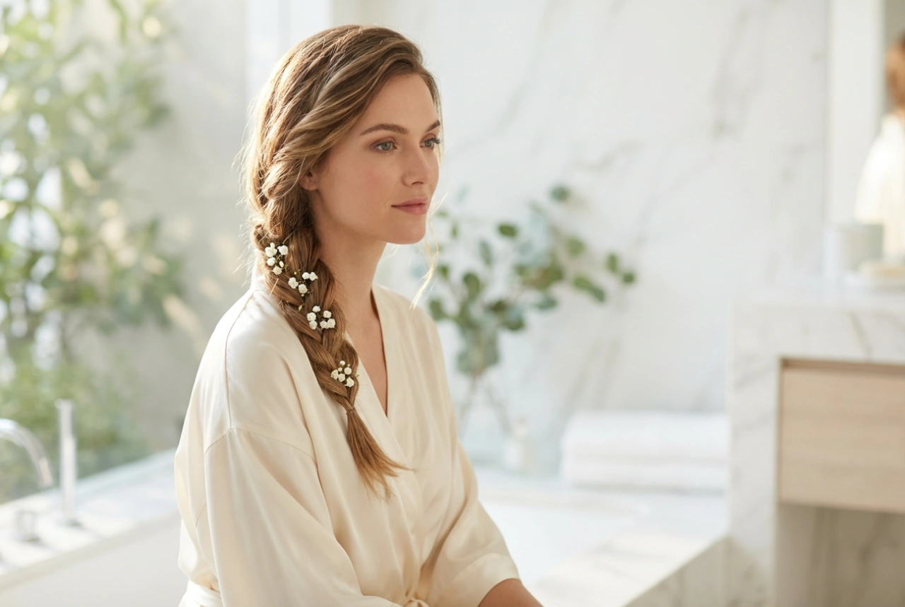 Sideflette til bryllup: tre velprøvde frisyrer