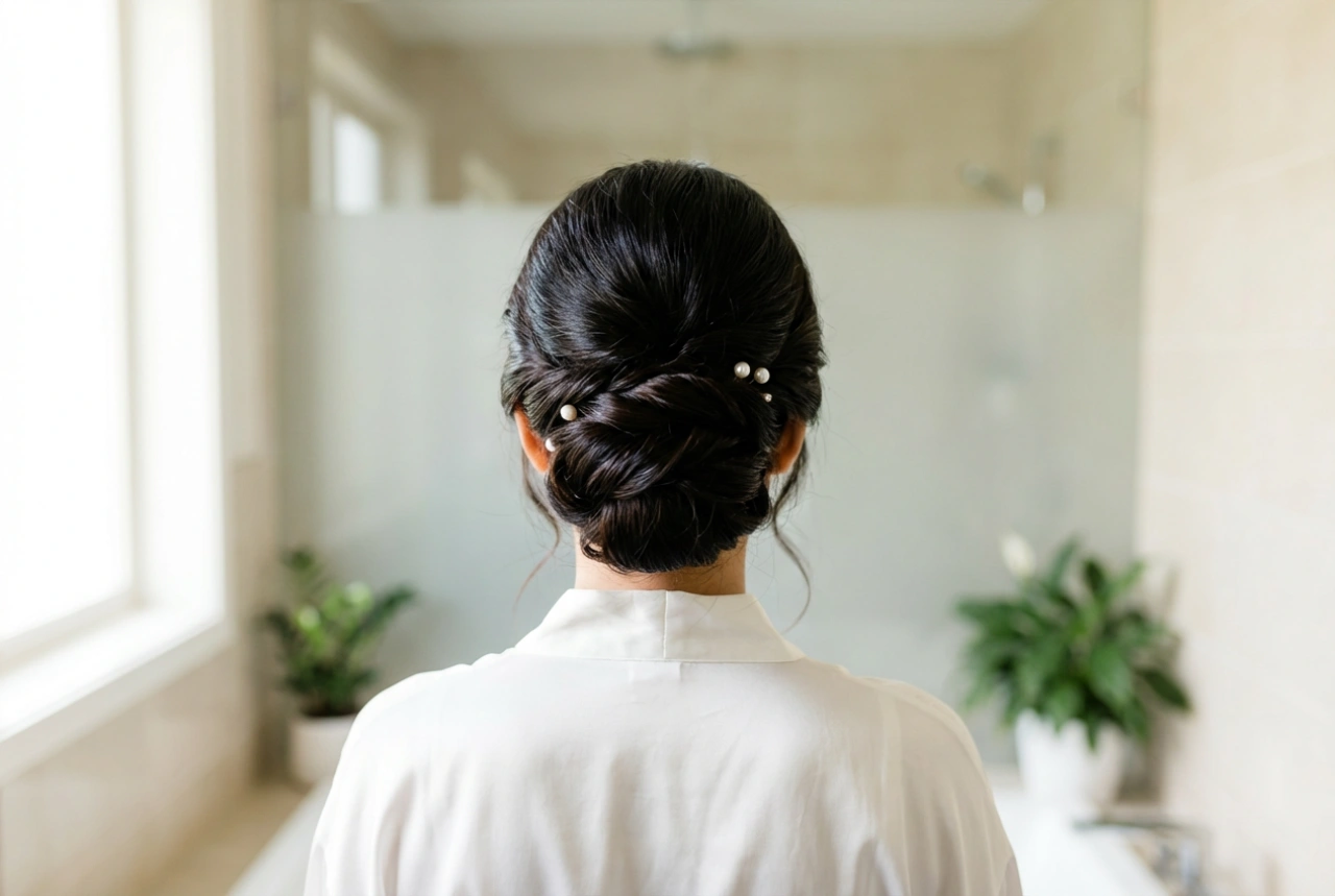Bryllupsfrisyrer for rett hår: elegante og holdbare oppsetninger