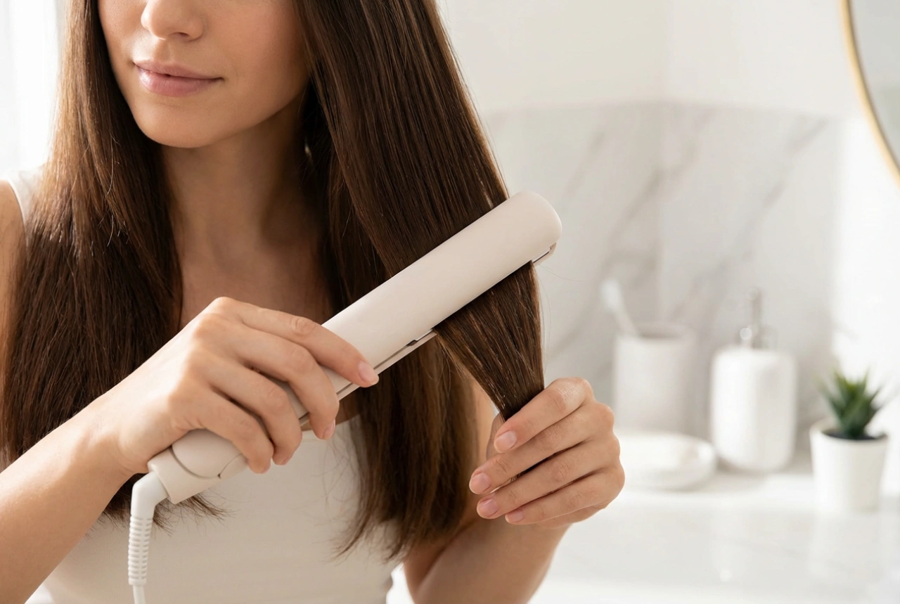 Rettetang med ionisering: Glatt hår uten krus