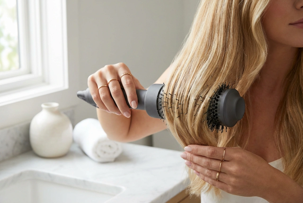 Varmluftsbørste for hår: volum og glatthet uten en klassisk hårføner