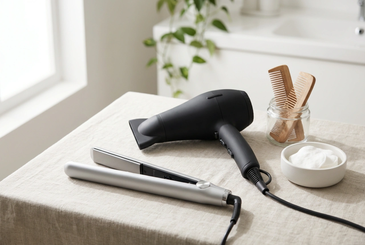 Hårføner og rettetang: Rekkefølge, temperatur og hold for perfekt styling