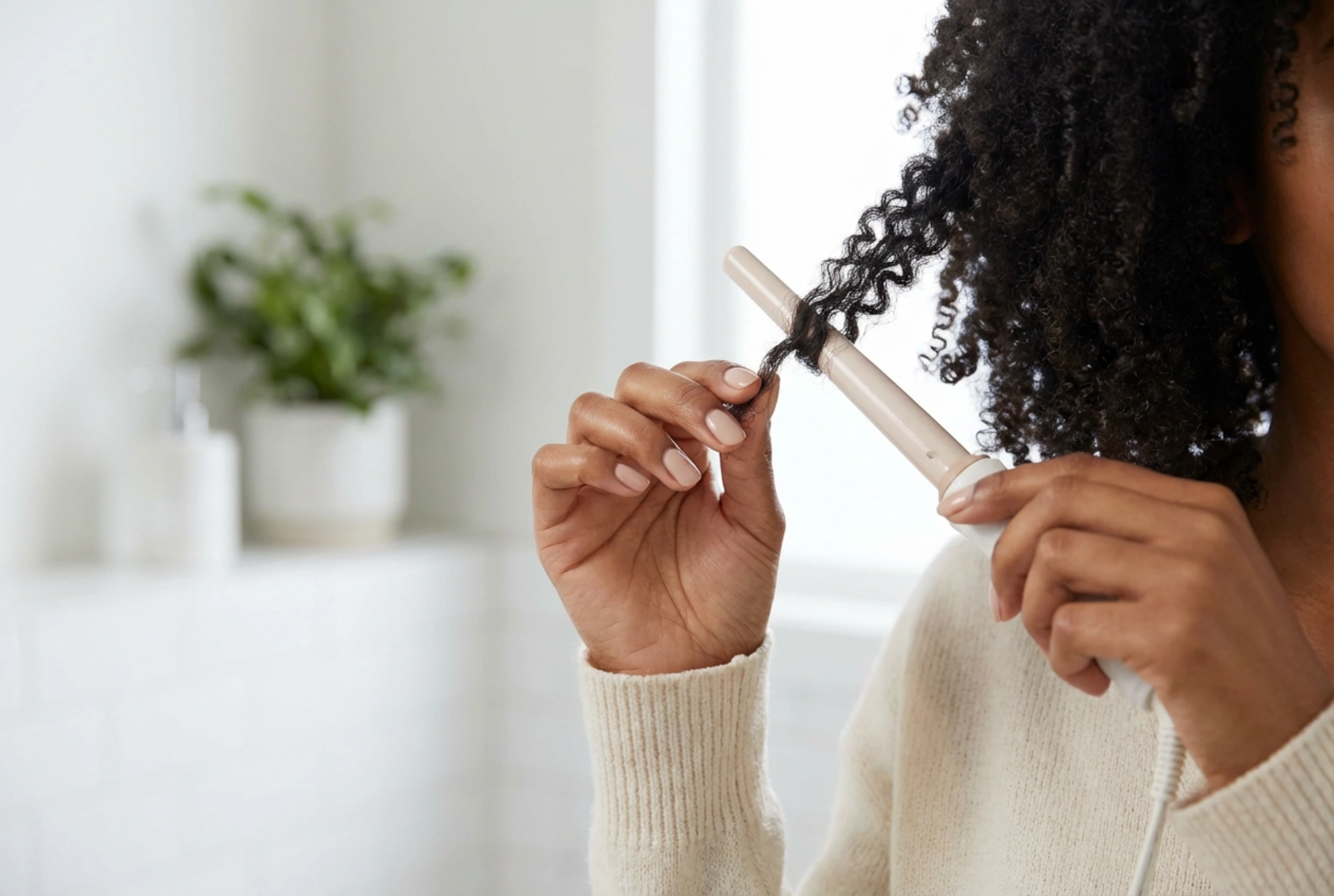 Krølltang for afrohår: små spiraler steg-for-steg og gode vaner