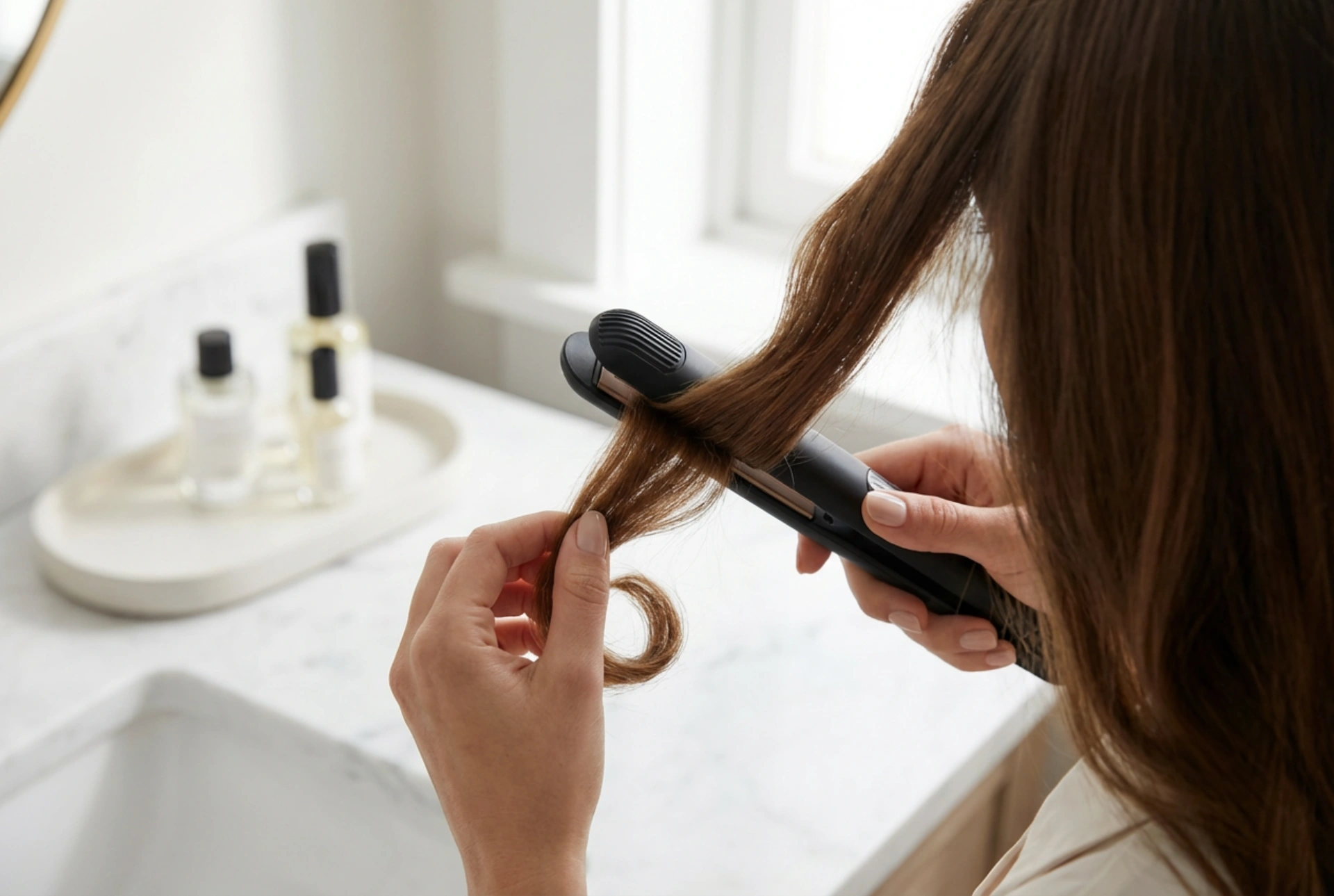 Slik bruker du rettetang og krølltang i ett: rett hår, bølger og bøyde tupper