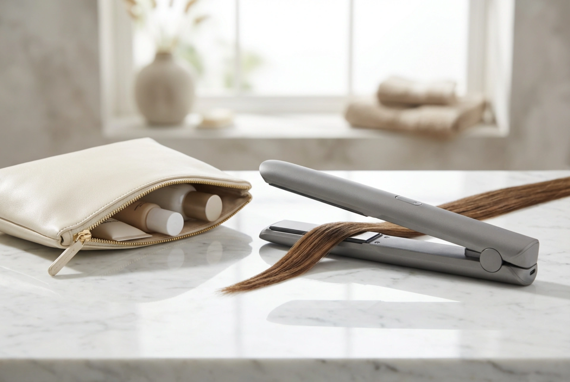 Trådløs Mini-Rettetang: Raske Frisyrejusteringer på Farten