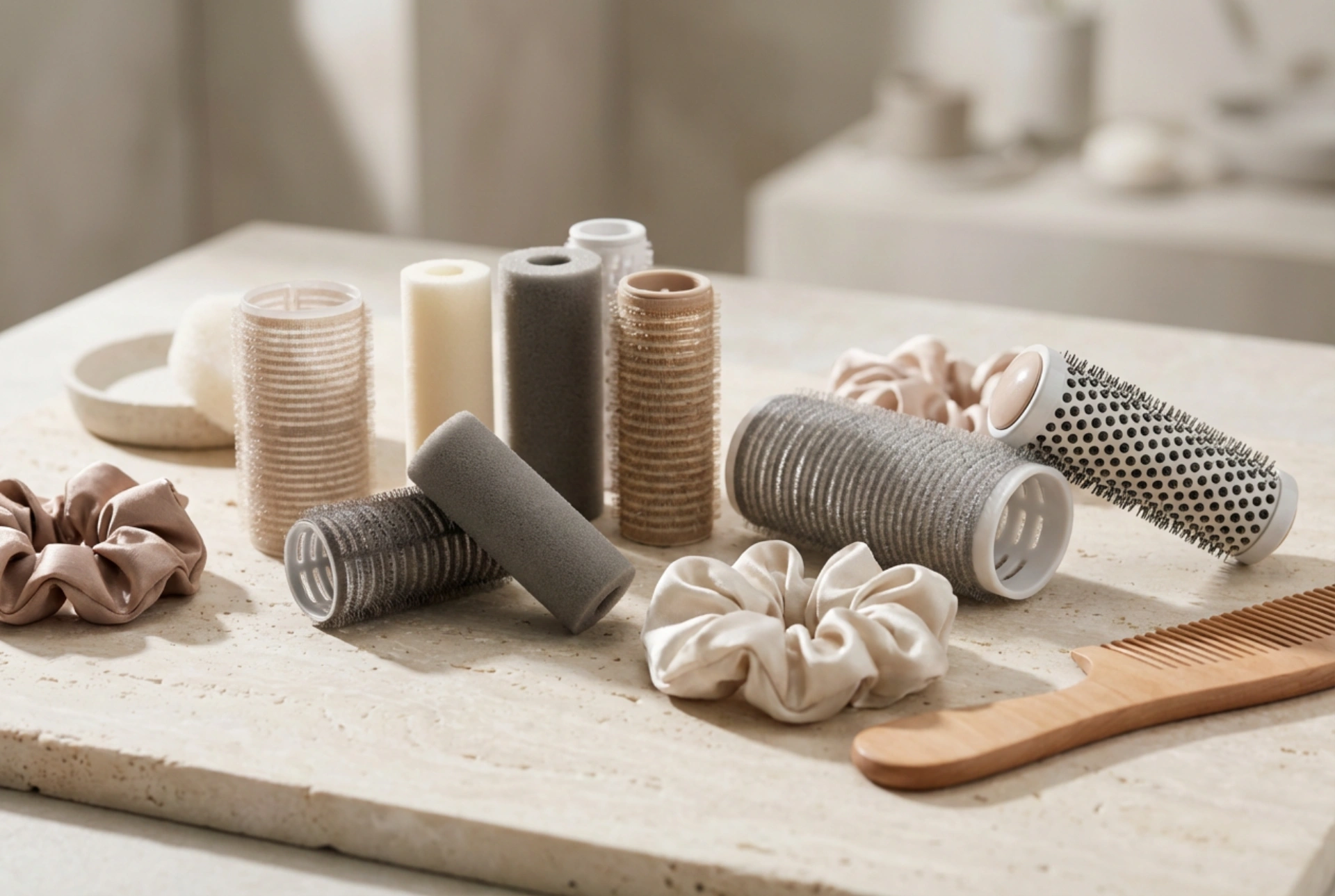 Hårruller for kort hår: valg av diameter og raske metoder