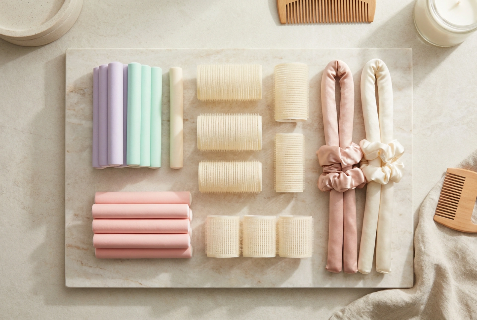 Hårruller: typer, valg av diameter og hvor lenge de skal sitte i