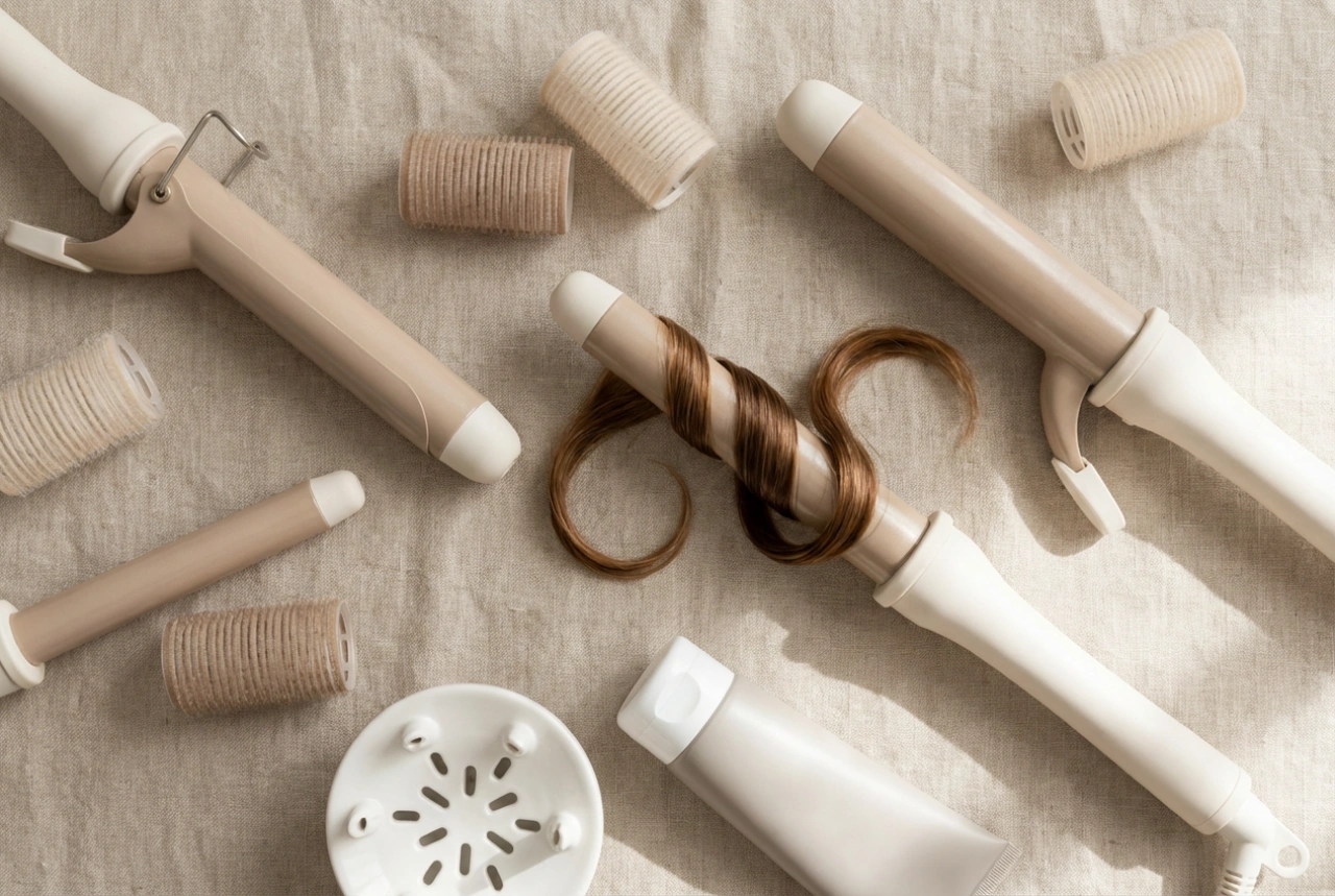 Krølltang til hårstyling: valg av diameter og krølleteknikk