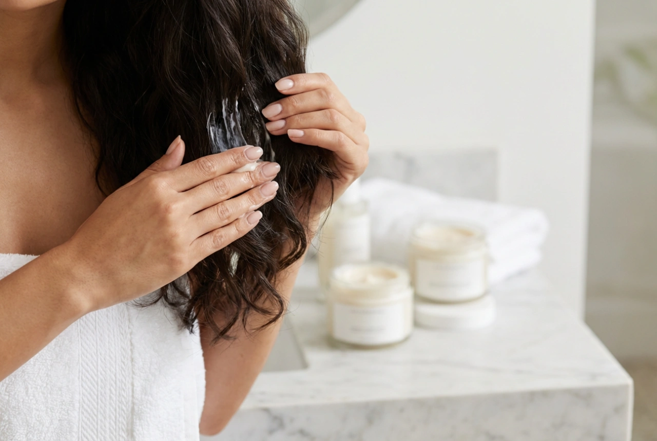 Slik bruker du hårmaske tilpasset hårets porøsitet