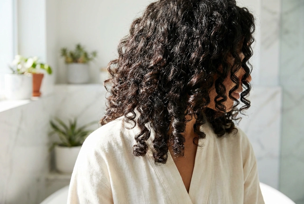 Krøller i skulderlangt hår: Volum og form som holder