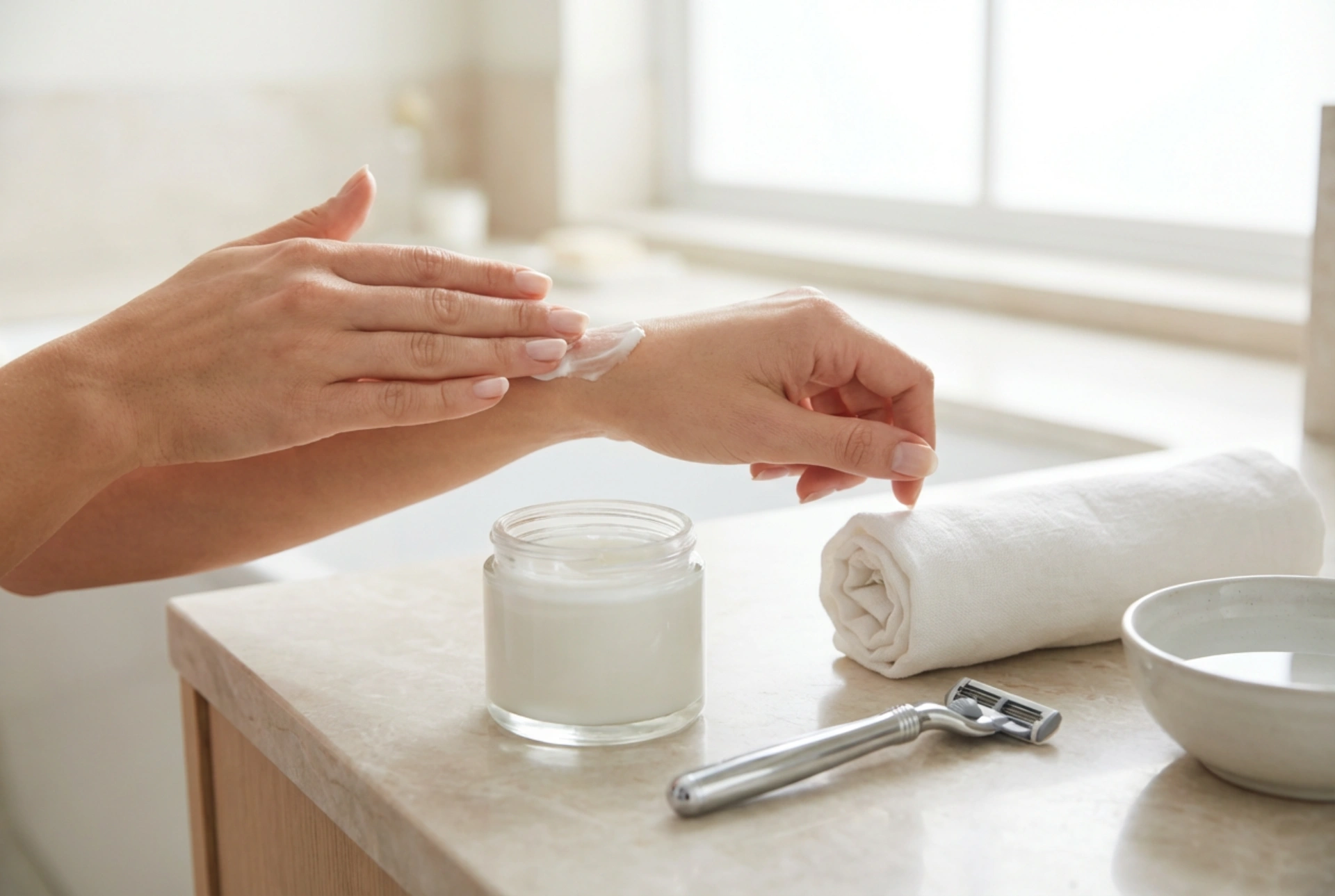 Armbarbering uten irritasjon: Slik forbereder du huden og fører barberhøvelen