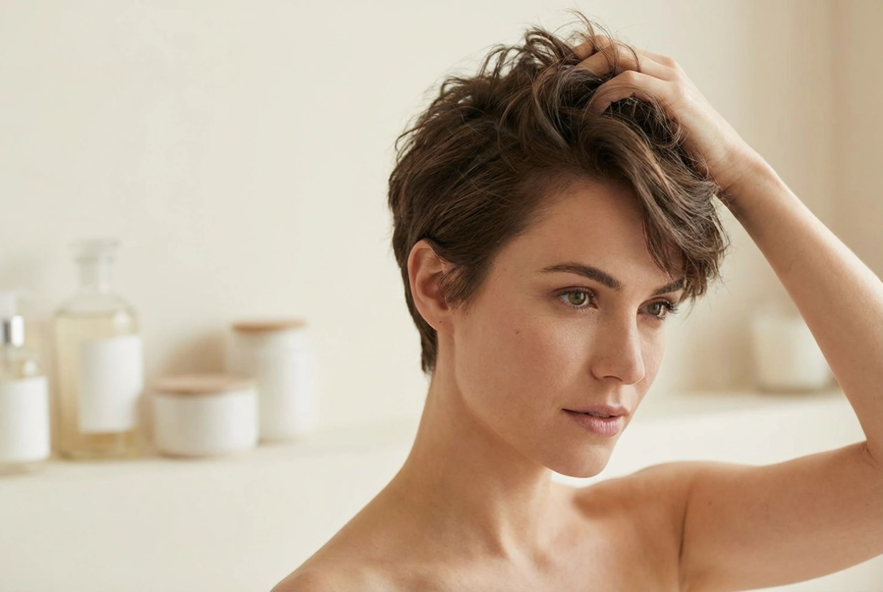 French crop-frisyre: daglig styling med tekstur og volum