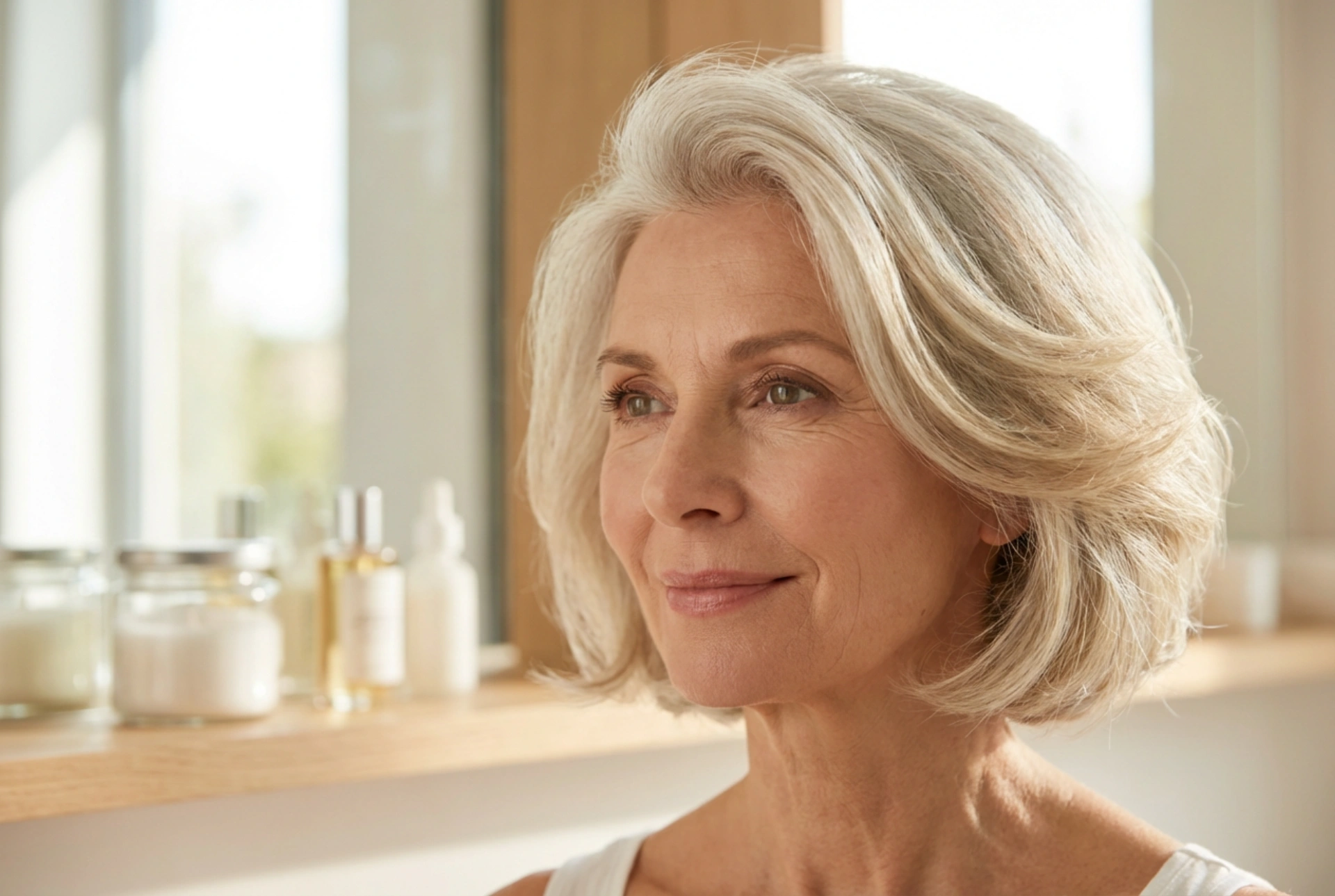 Bob-frisyre for 60-åringer: hvordan style og pleie den