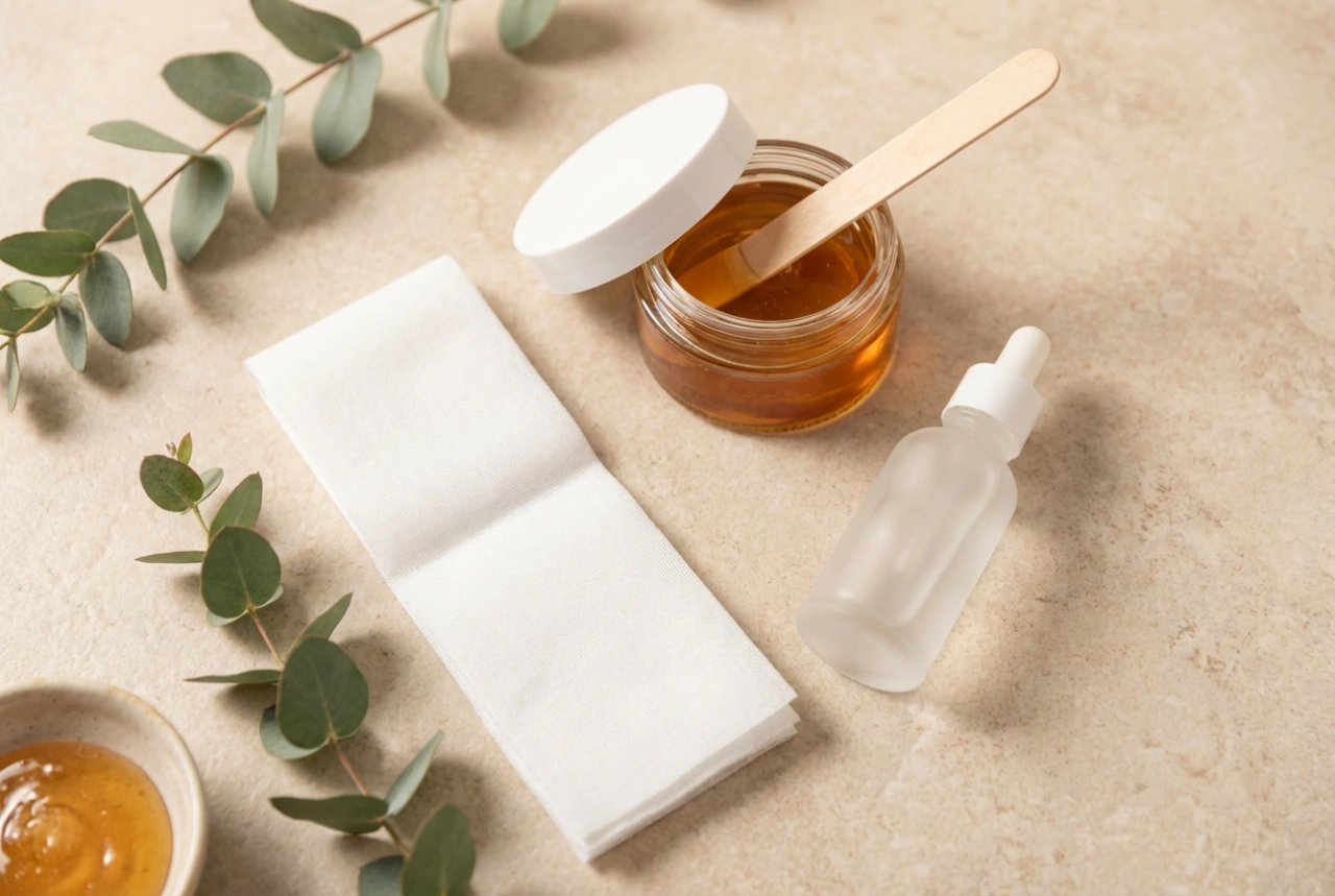 Voksing av overleppen: Hudforberedelse, påføring og etterpleie