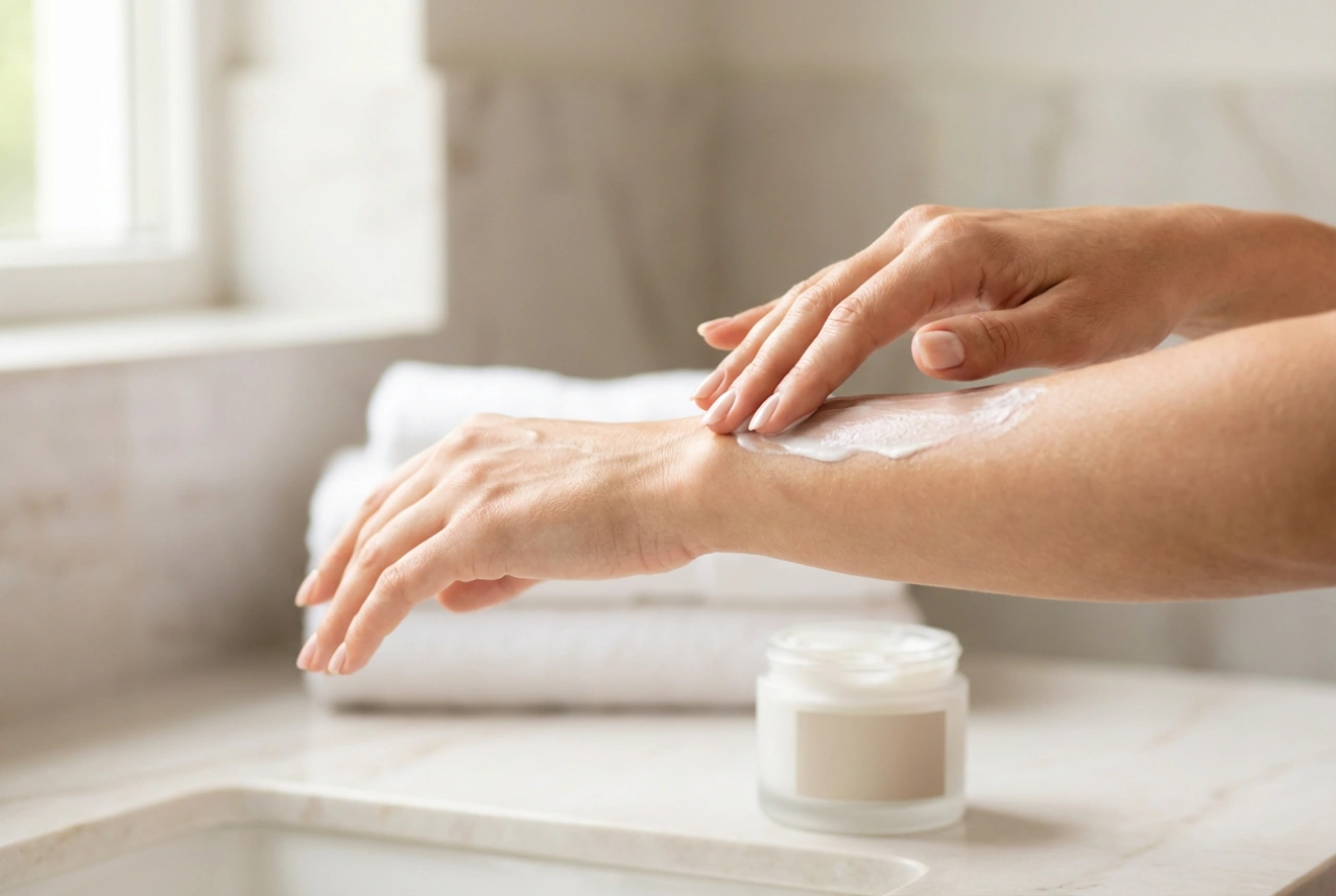 Fuktighetsgivende kroppsbalm: En effektiv rutine etter badet