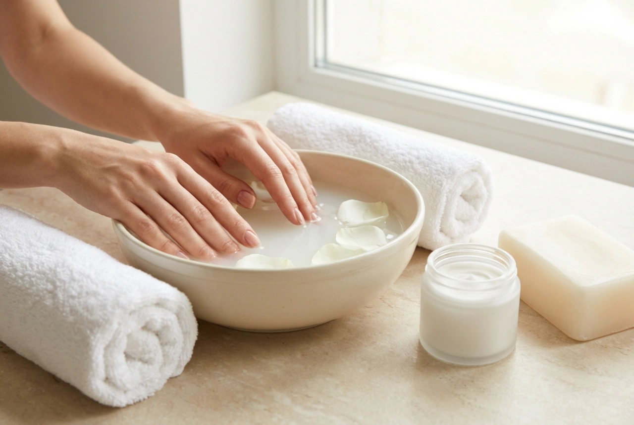 Hjemmebehandlinger for hendene: bad, parafin, masker og kremer