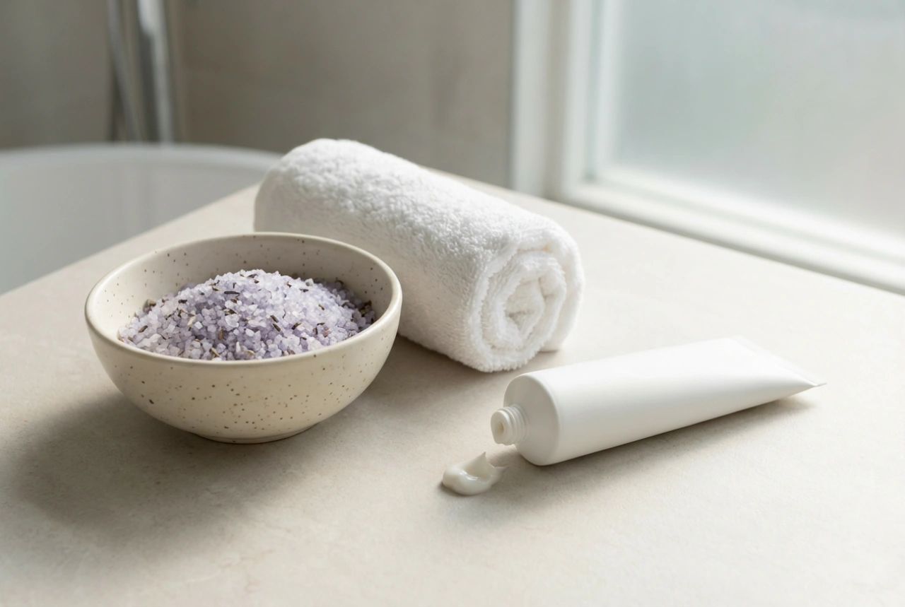 Tørre føtter: en pleieplan fra bad til okklusiv krem