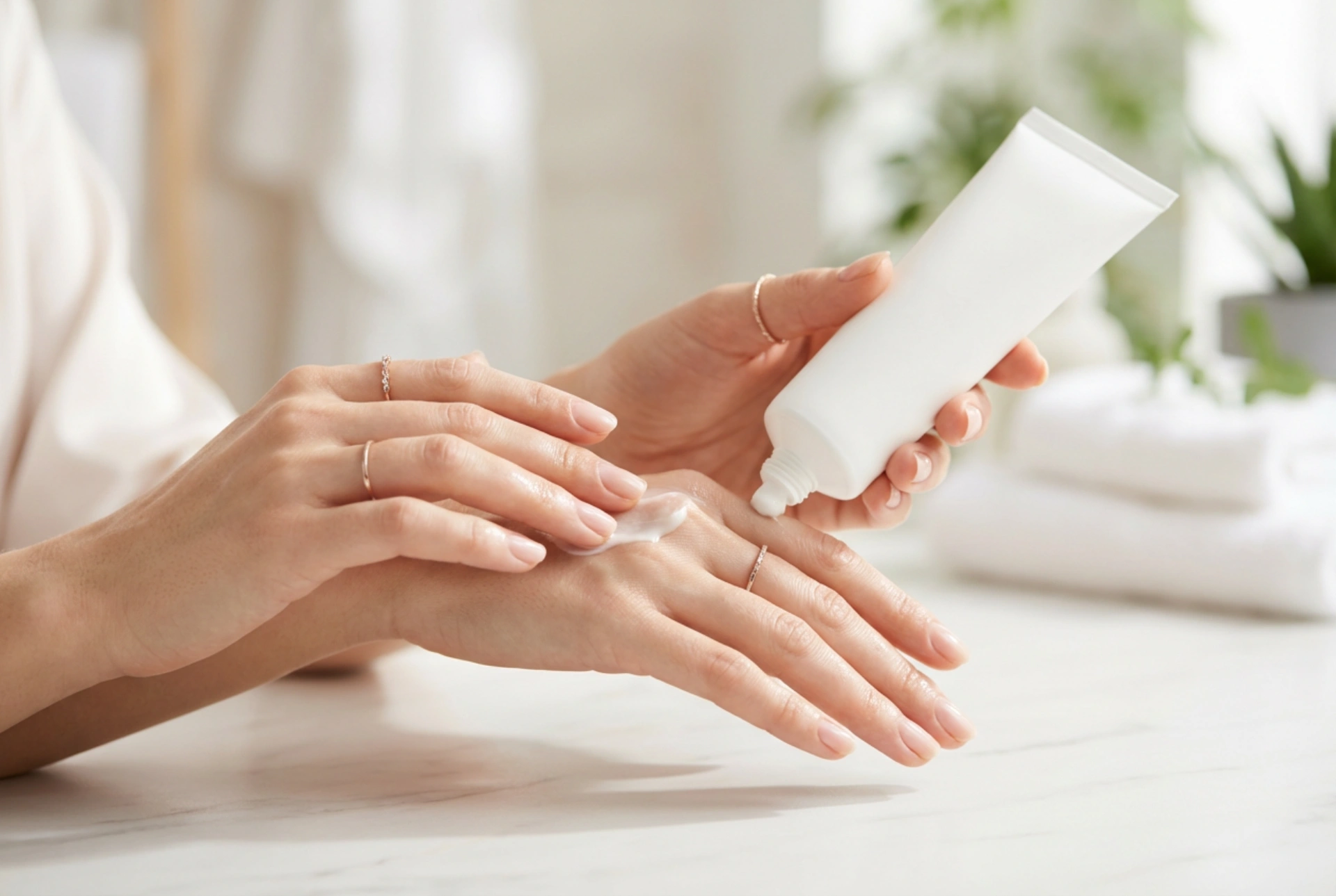 Sprukne hender: barrieregjenoppretting og kontinuerlig fuktighet