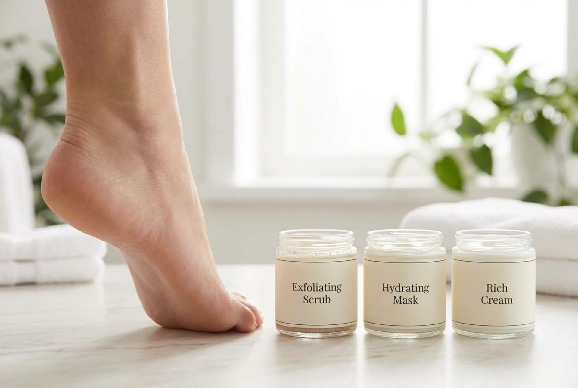 Hvordan pleie tørre hæler: peeling, maske og fuktighetskrem